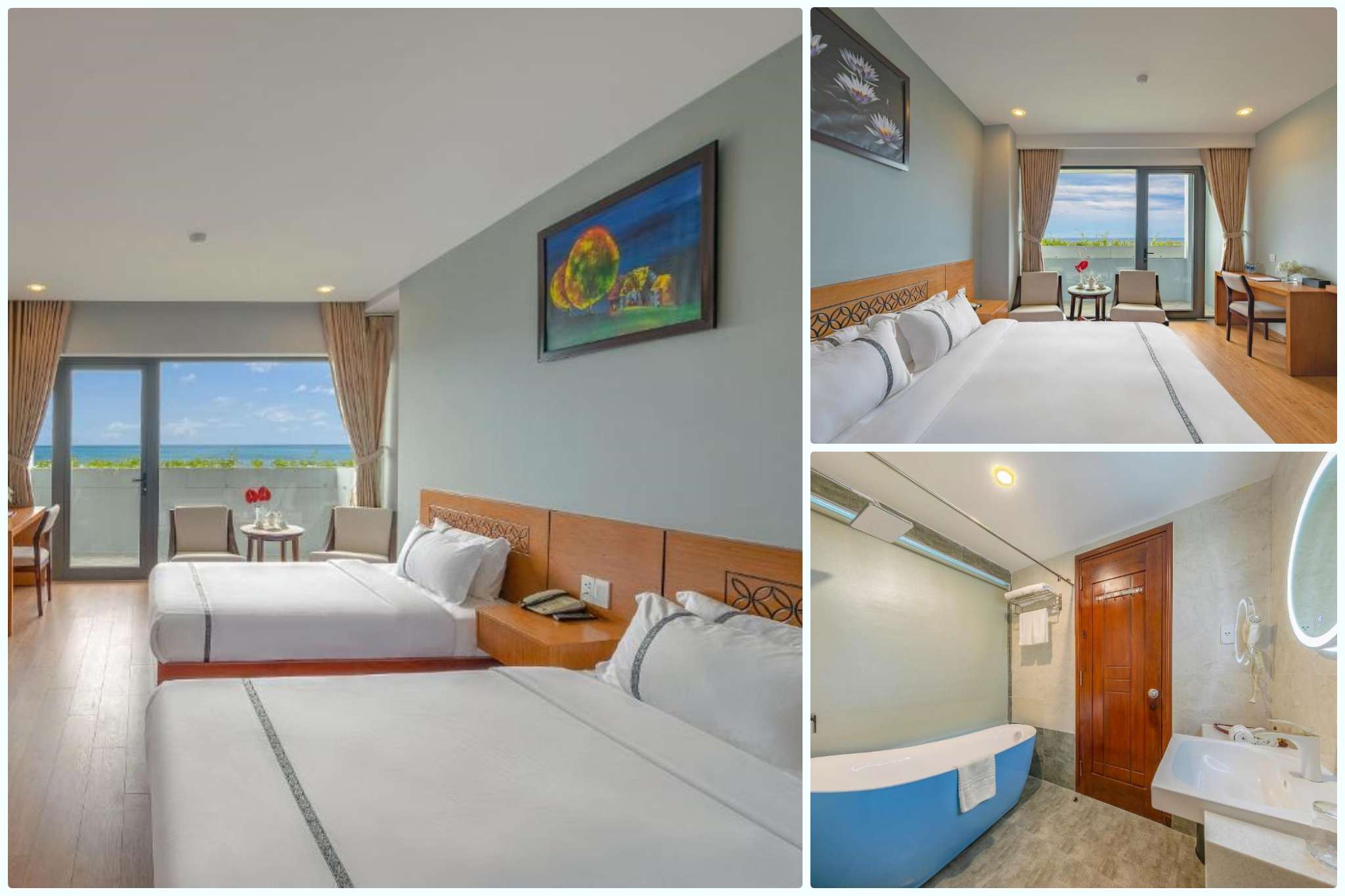 Mẫu phòng deluxe đẹp Fansipan Hotel Da Nang 