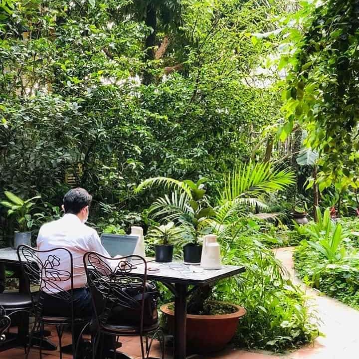 Quán cà phê sân vườn đẹp
