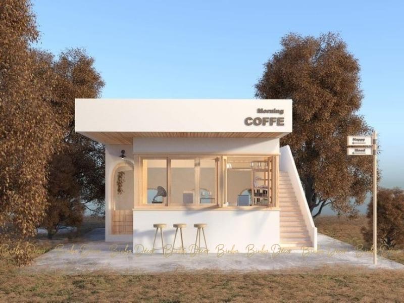 mẫu quán cafe nhỏ đẹp 