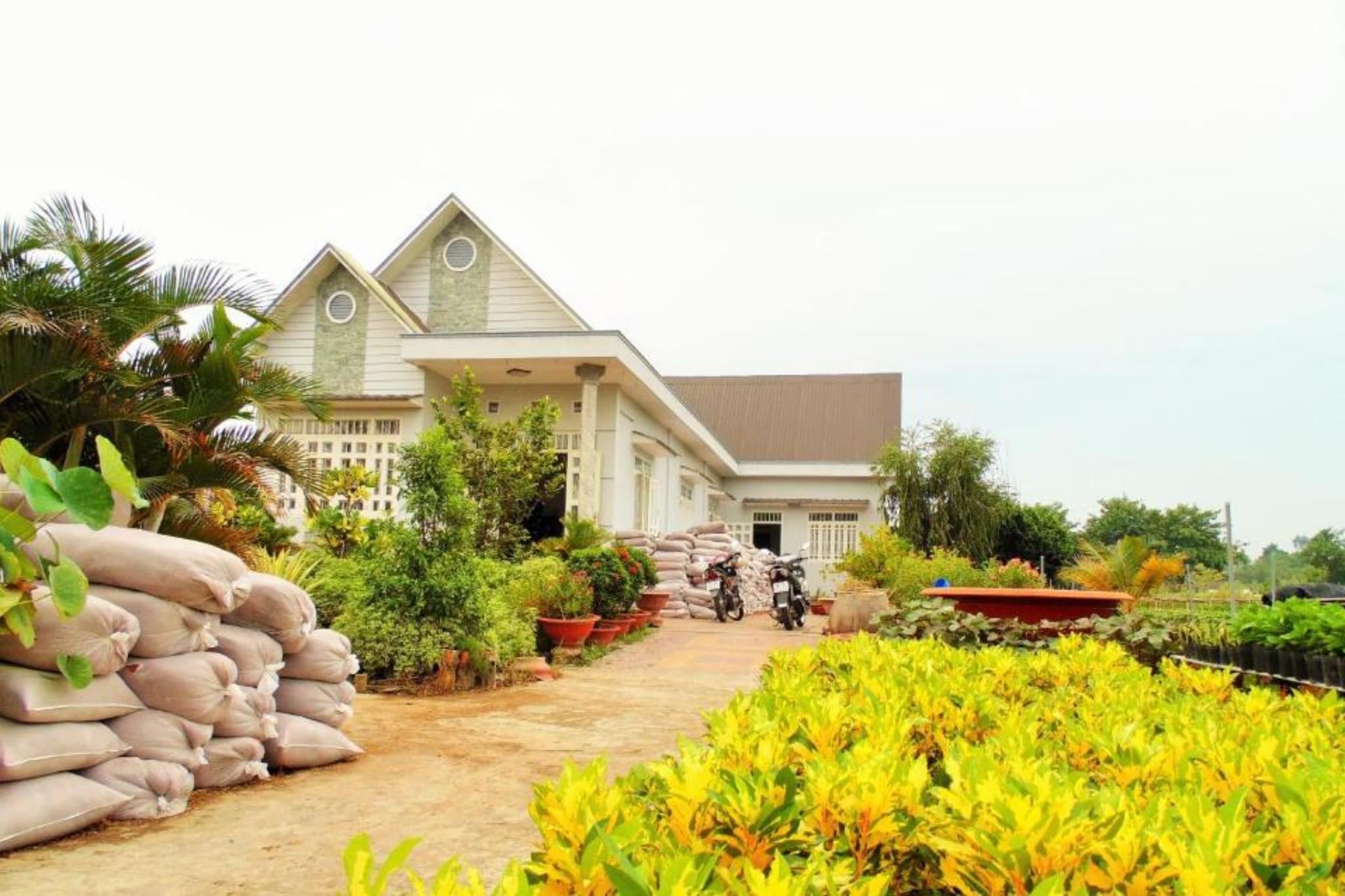 mẫu thiết kế homestay nhà vườn flower village