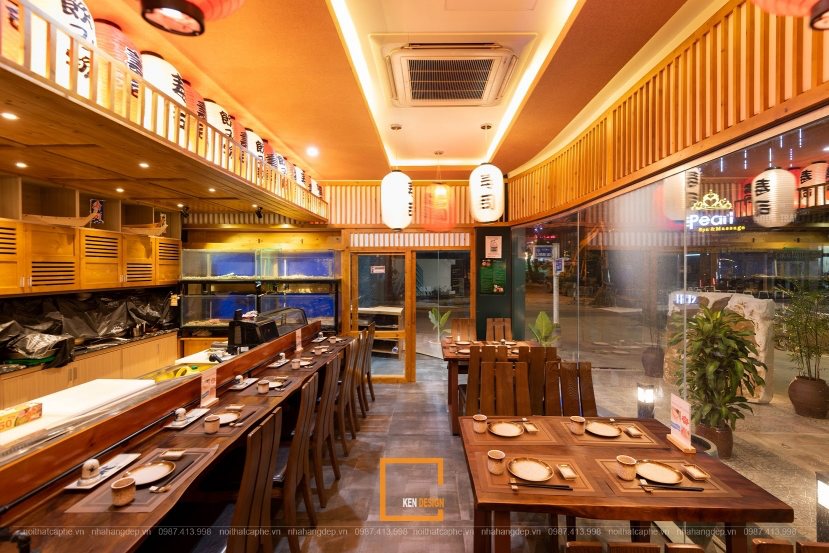 Mẫu thiết kế nhà hàng sang trọng  Kiến Trúc Á Đông