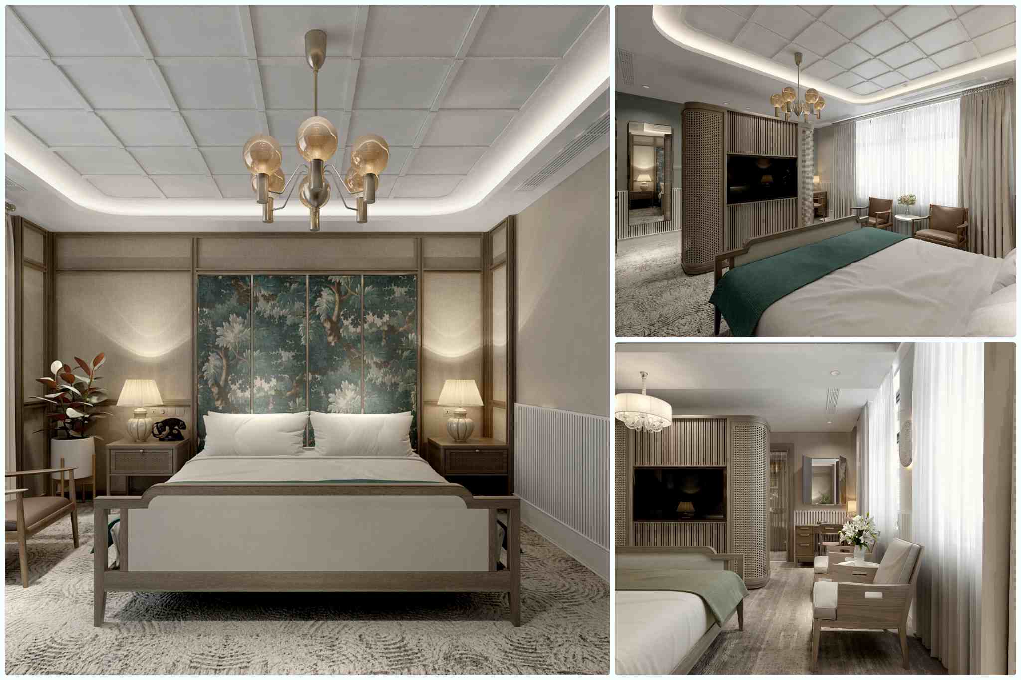 Mẫu thiết kế phòng suite La Passion hotel 