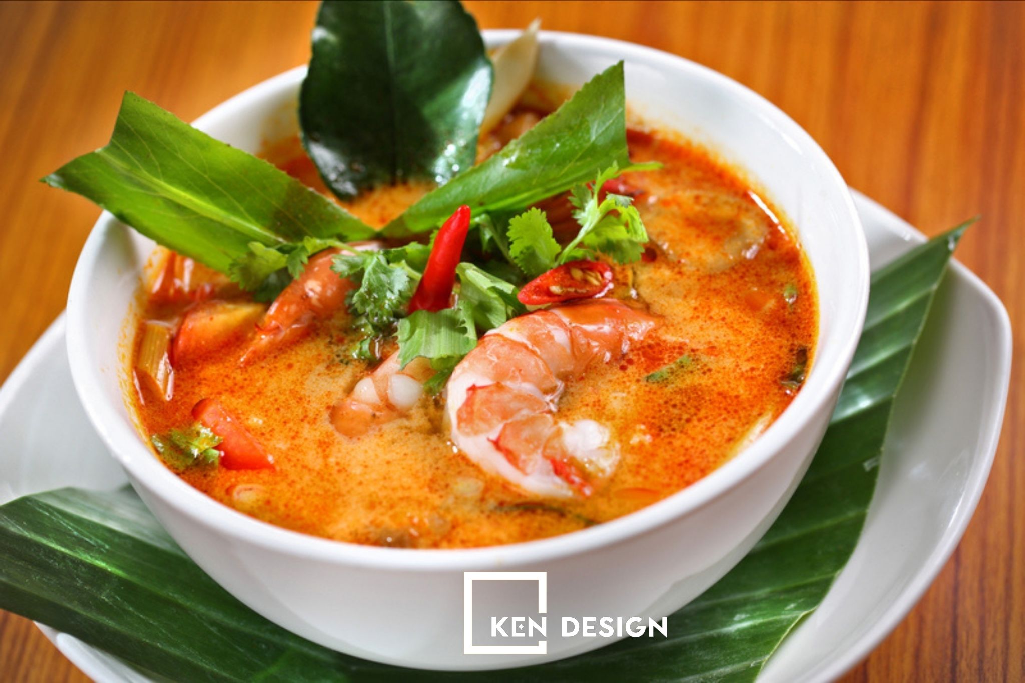 menu nhà hàng Thái Koh Yam - súp tom yum