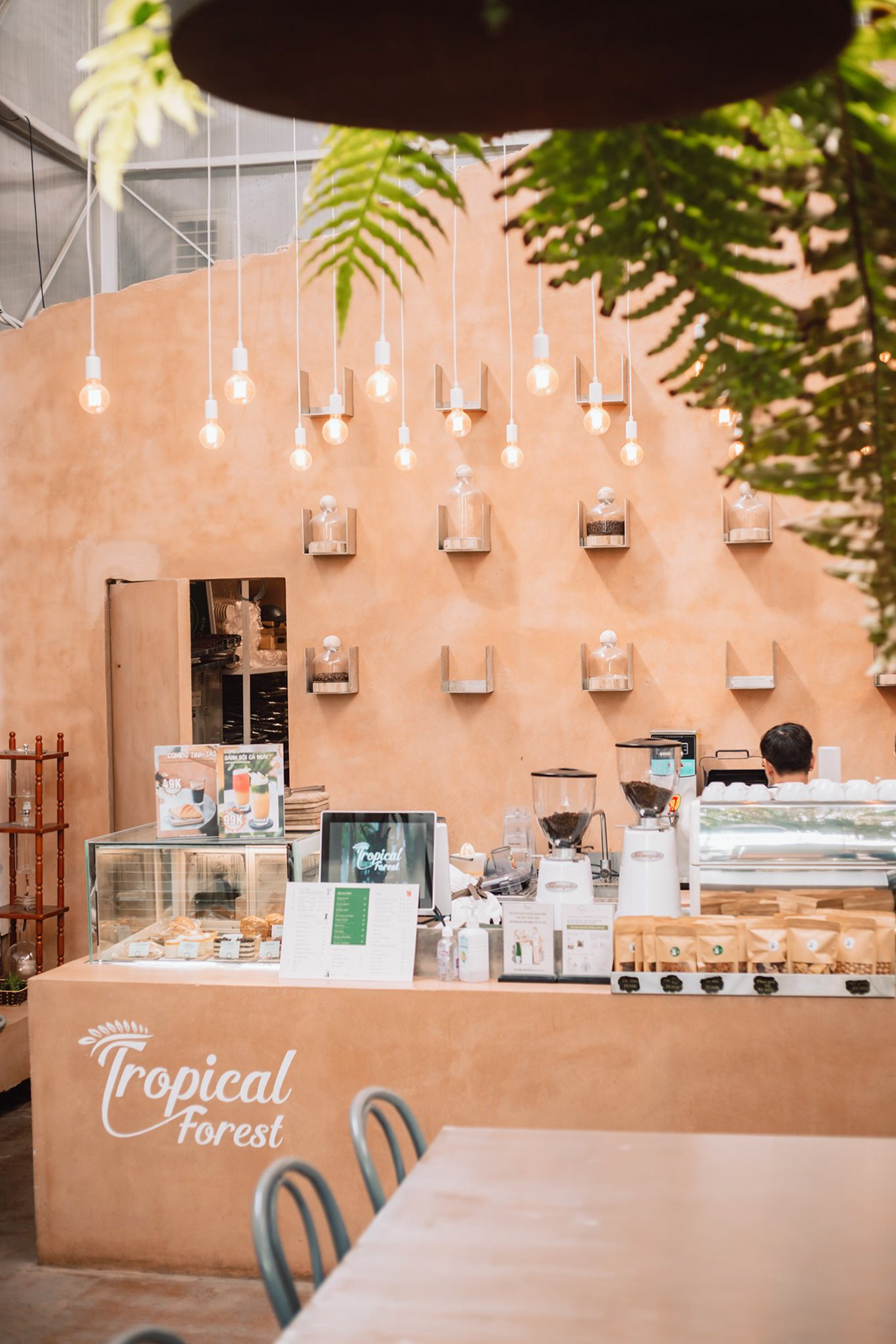 Mẫu thiết kế quán cafe Tropical Forest cơ sở 3