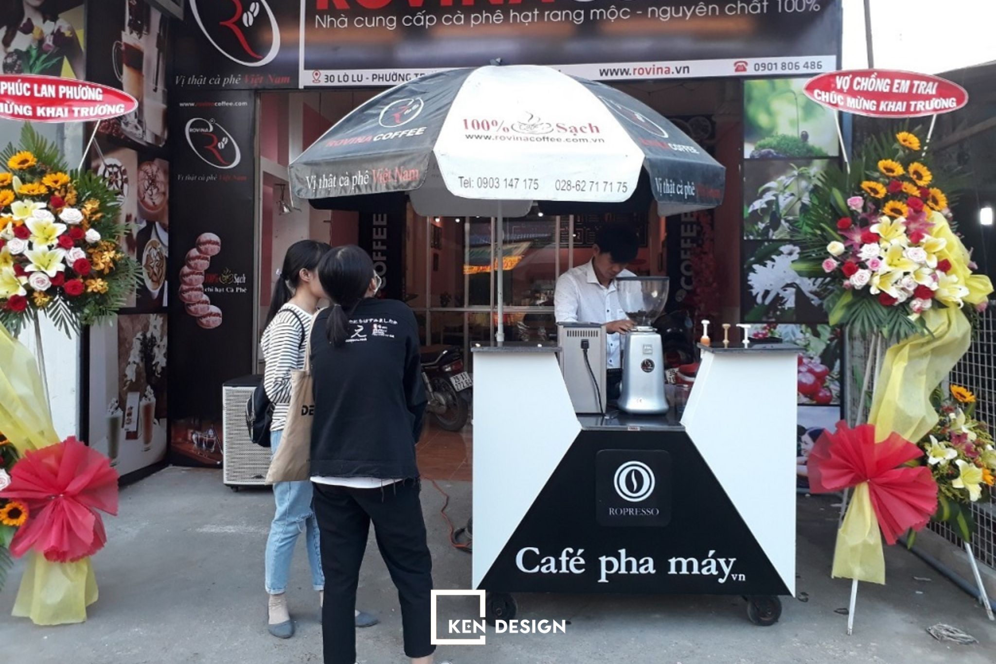 mở thêm quầy bán take away