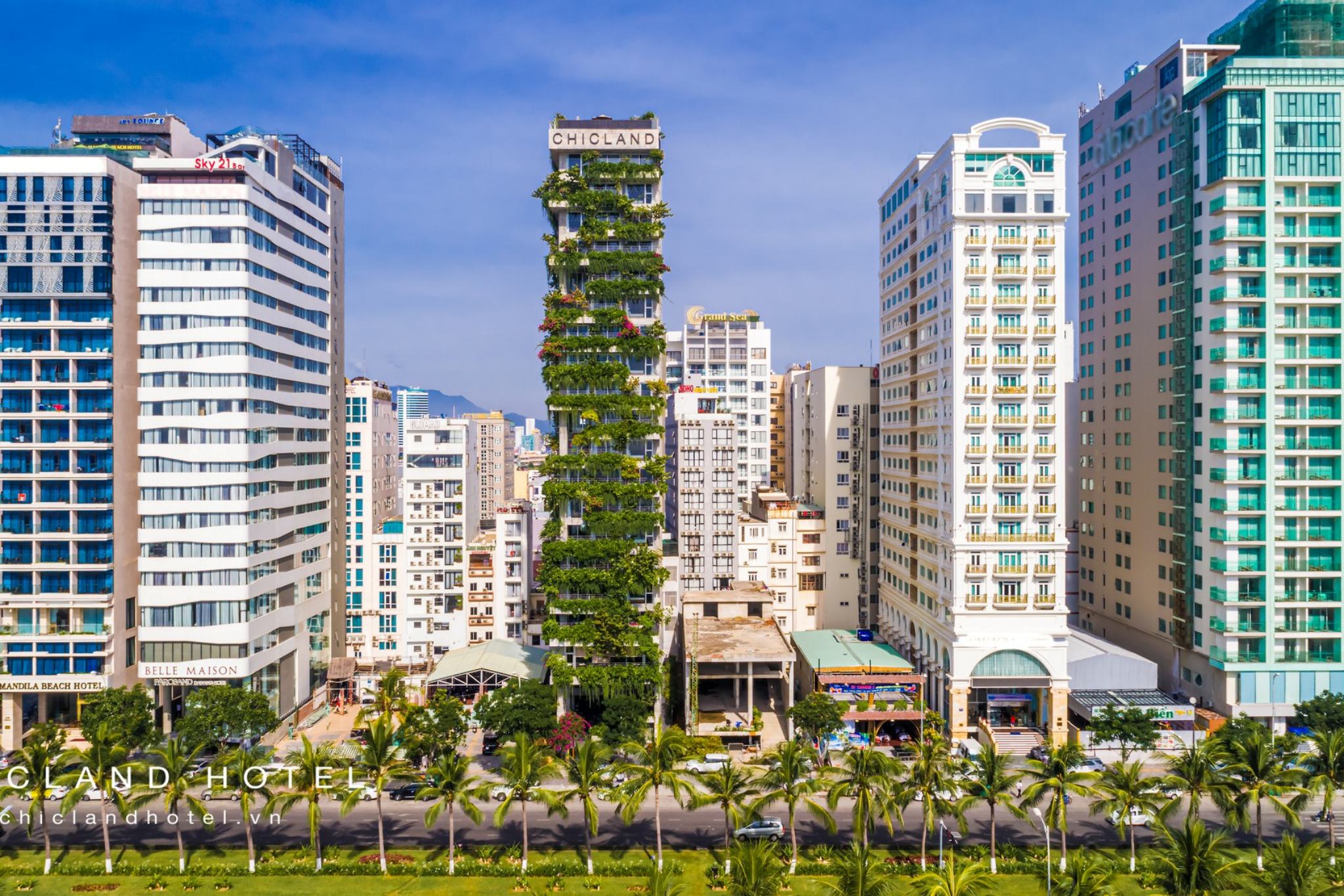 ngoại thất Chicland Danang Beach Hotel