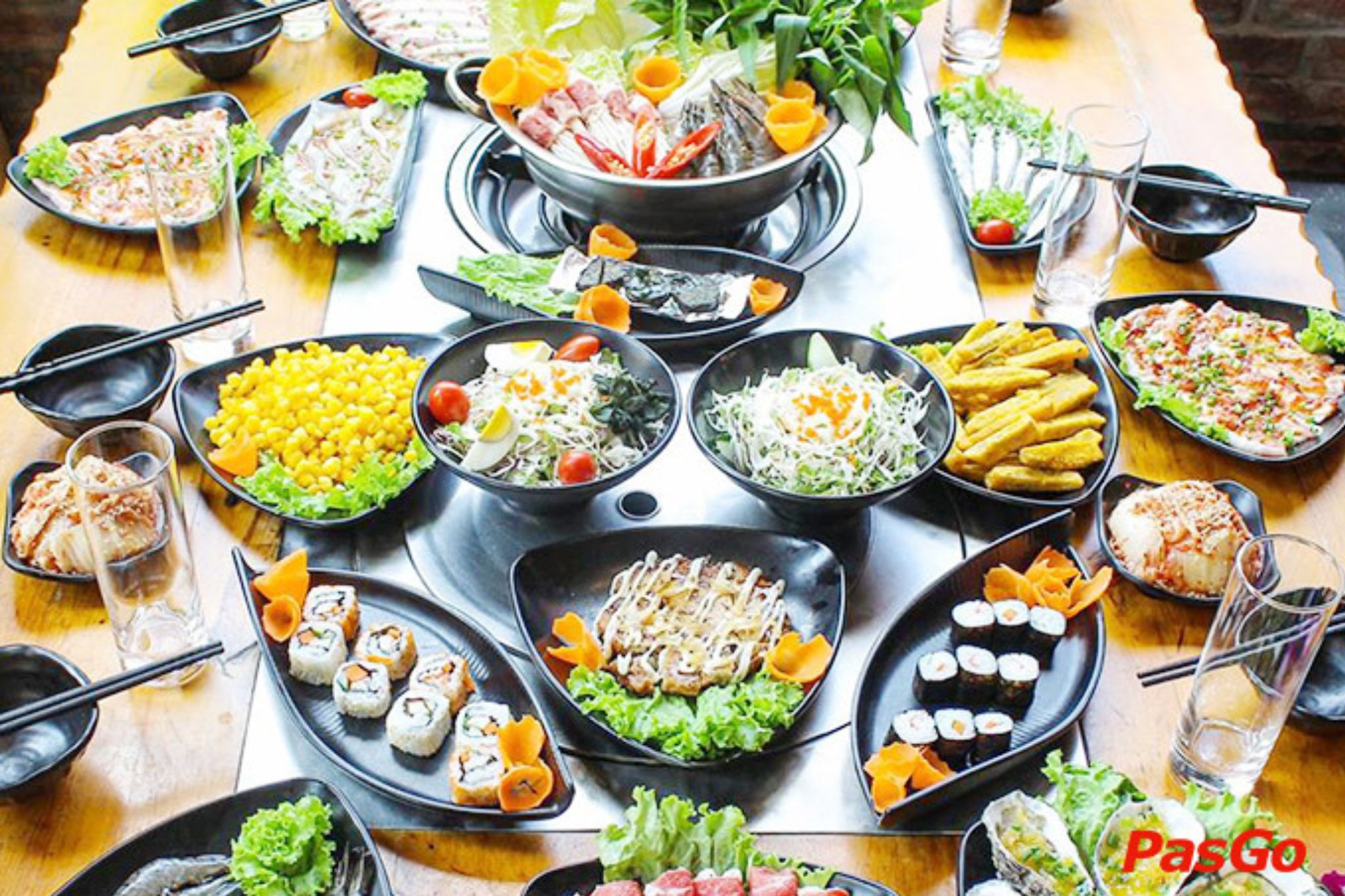 Menu đa dạng, thực phẩm tươi ngon chỉ có tại Moon BBQ