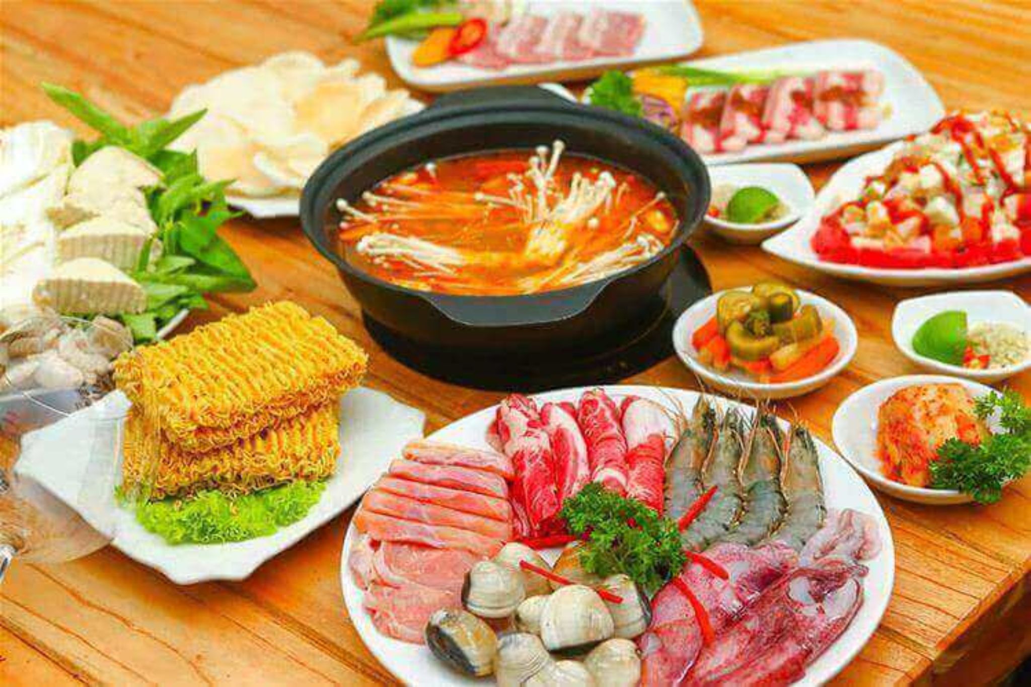 Menu đa dạng, thực phẩm tươi ngon chỉ có tại nhà hàng Đệ Nhất Nướng