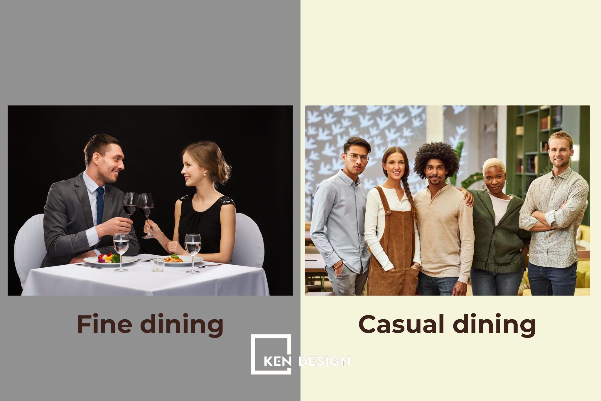 Phân biệt Fine Dining và Casual Dining 