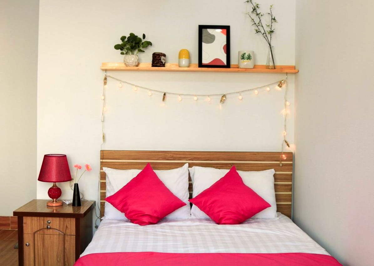 Phòng giường đôi tại Letters Homestay Phú Yên