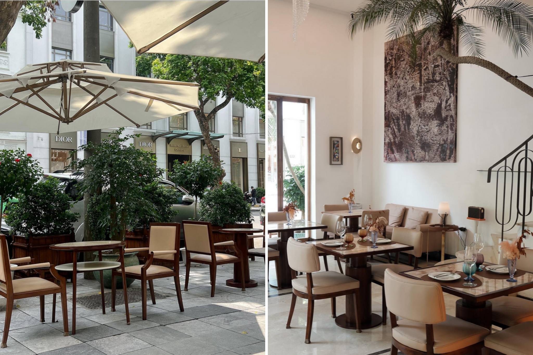 nhà hàng bistro mang phong cách hiện đại