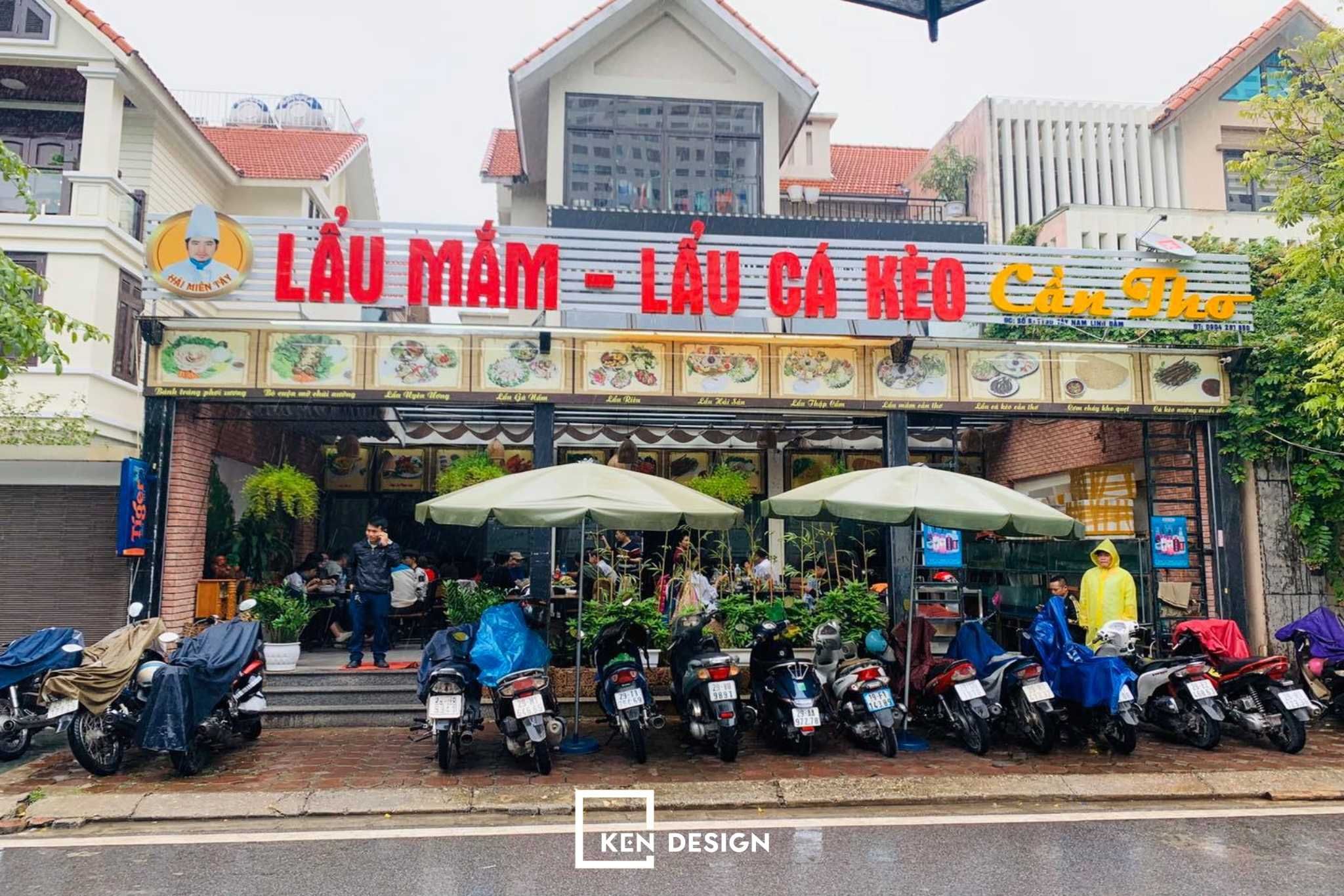 phong cách thiết kế nhà hàng cơm quê