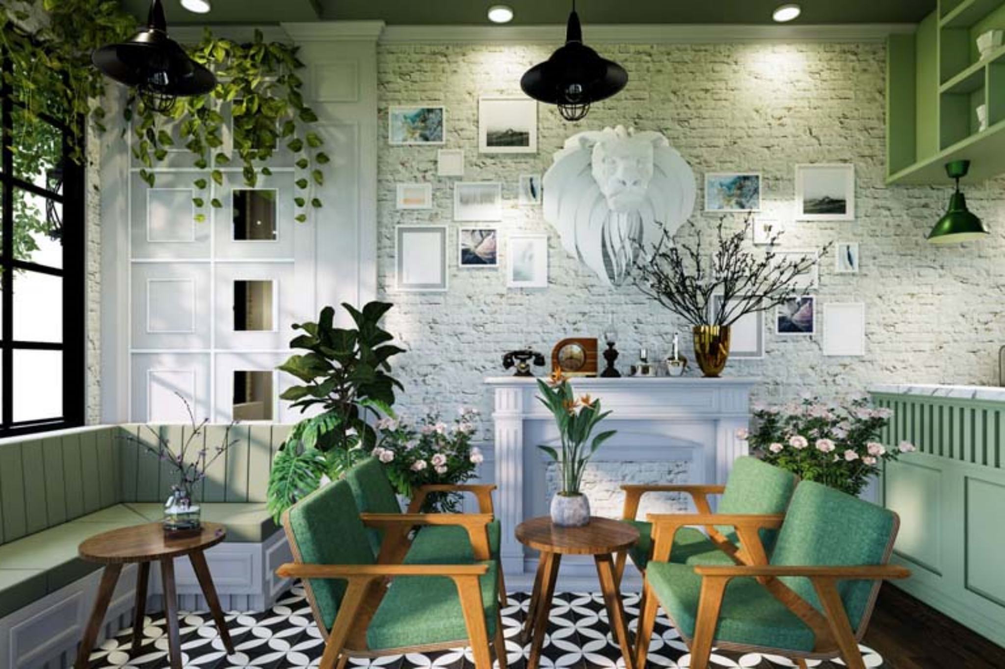 phong cách thiết kế Tropical