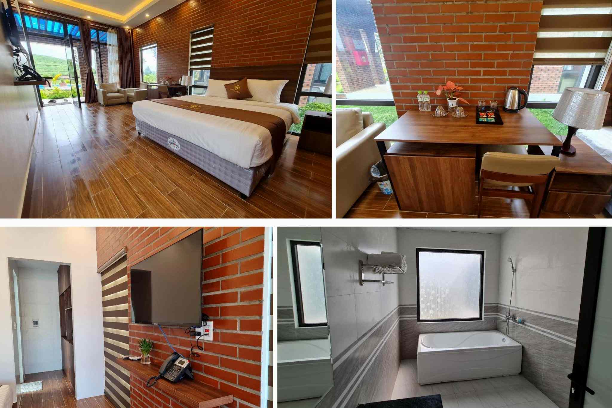 Phòng cao cấp tại Emopea Resort Mộc Châu