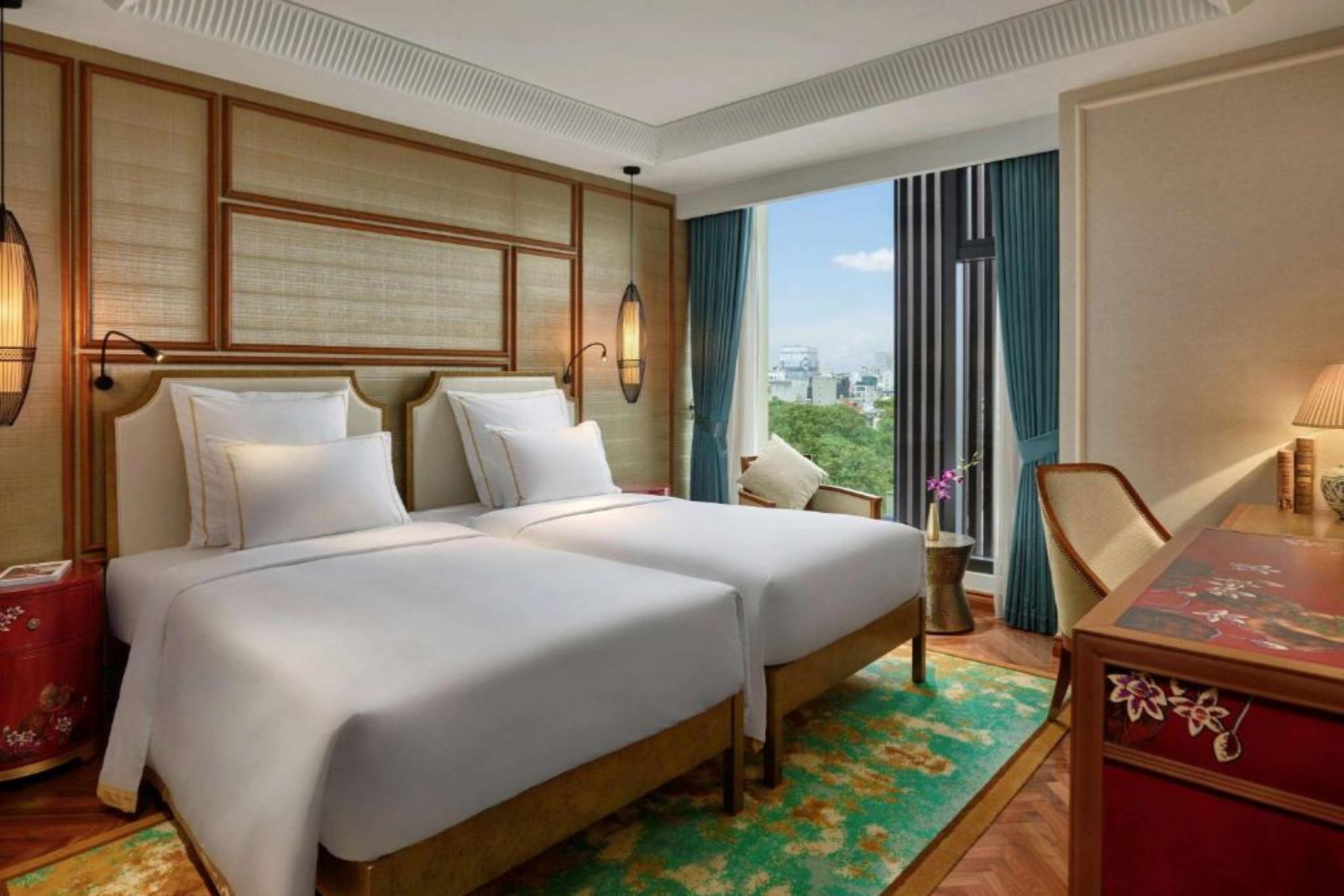 phòng deluxe của Grand Mercure Hanoi