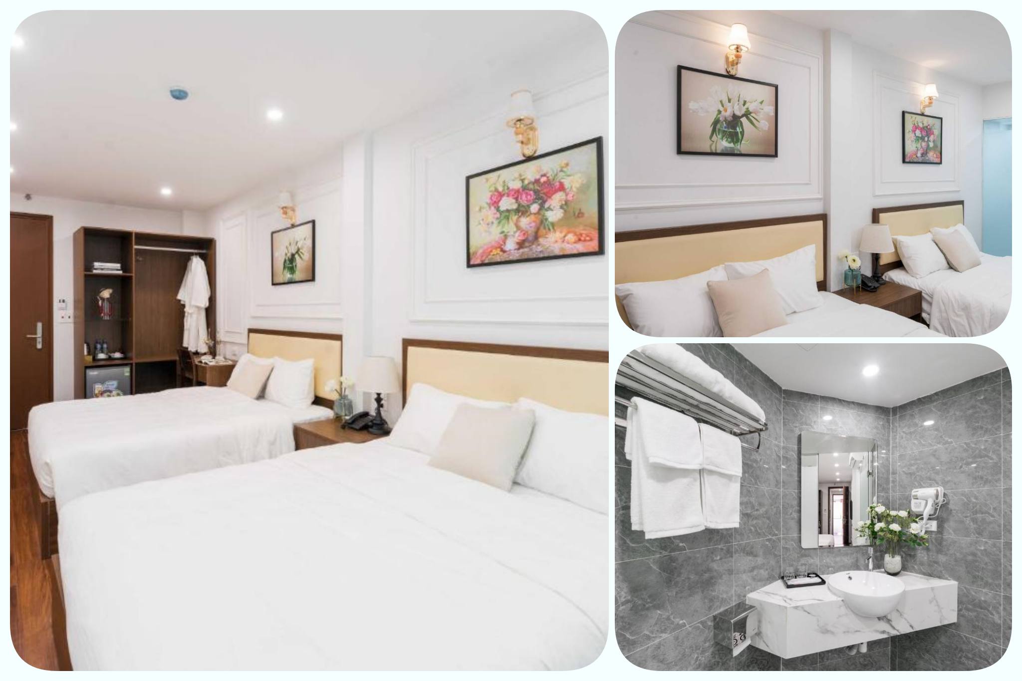 Phòng gia đình tại Charming Moon Hanoi Hotel 