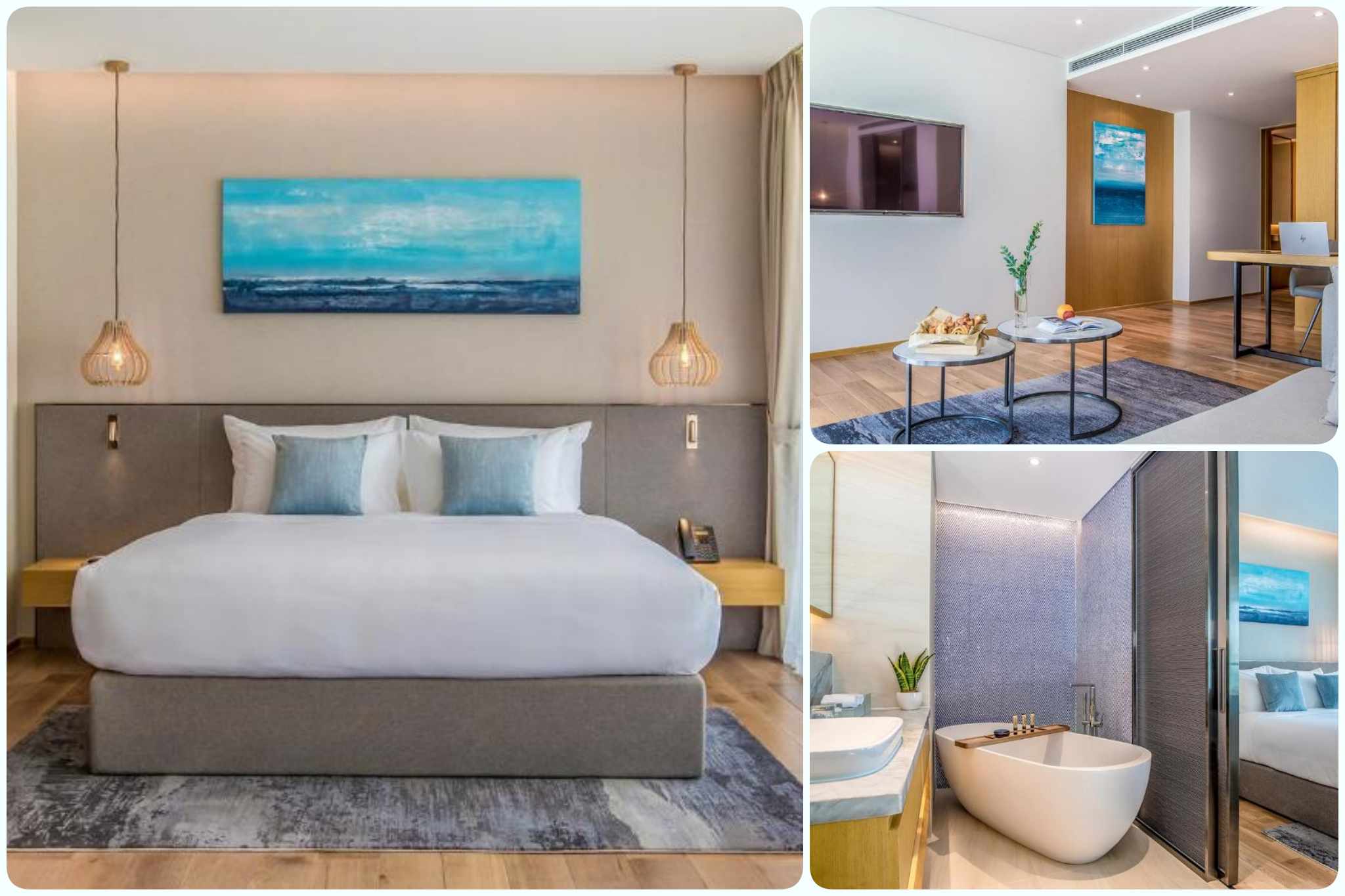 Không gian phòng junior suite với view đại dương