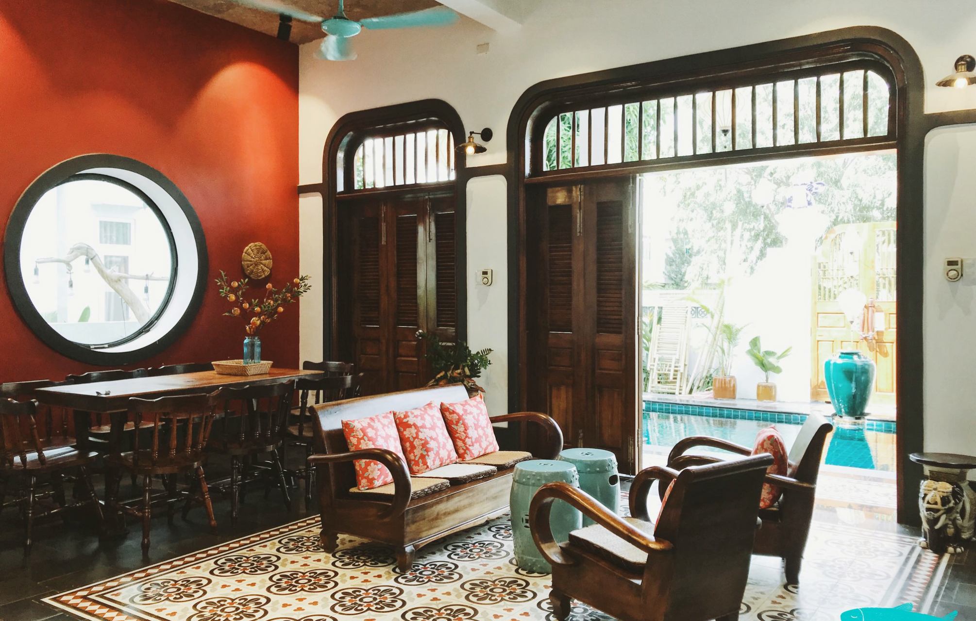 Phòng khách của Villa Hội An An Viên Nha Trang