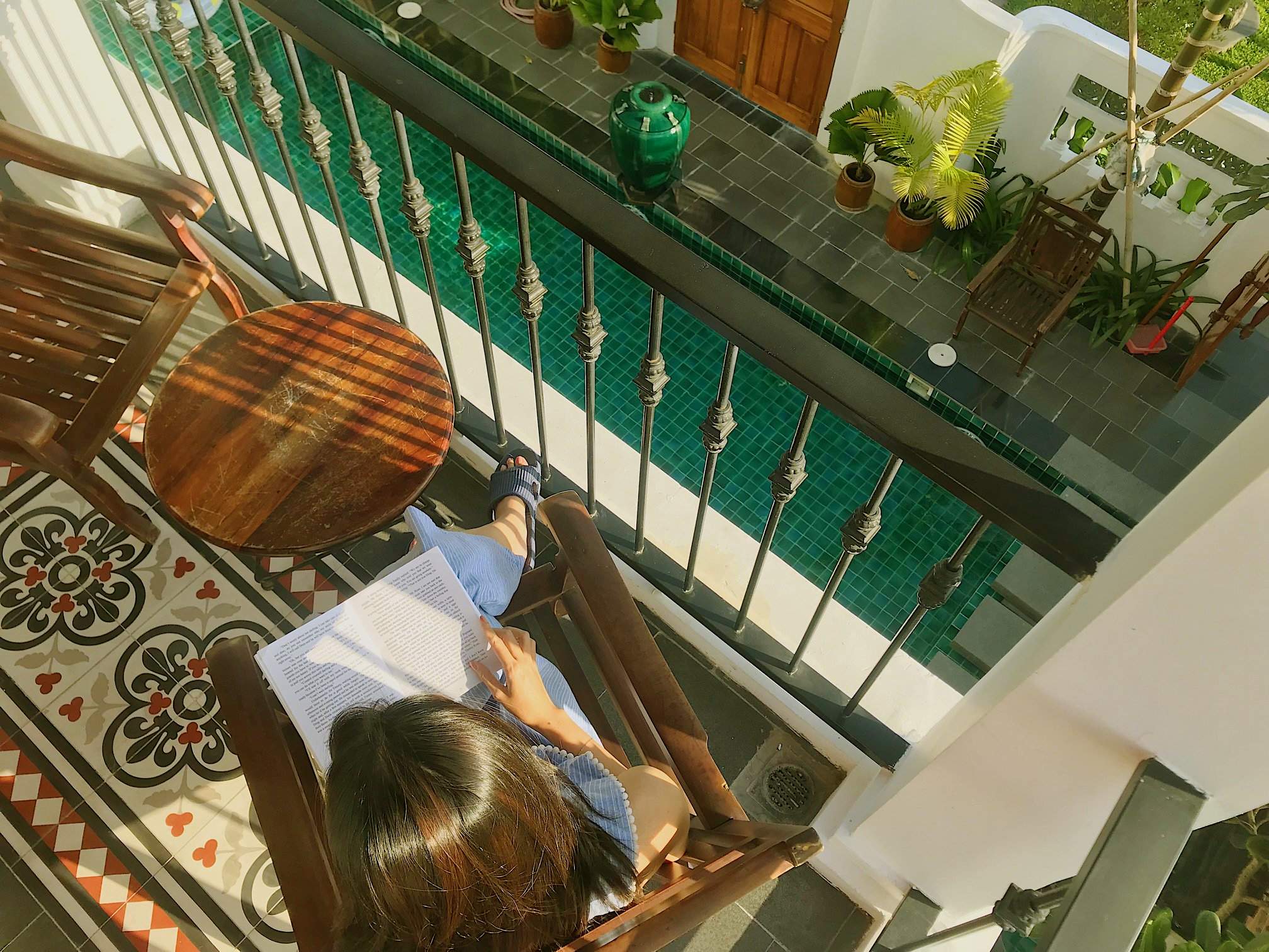 Ban công tầng 2 của Villa Hội An An Viên Nha Trang