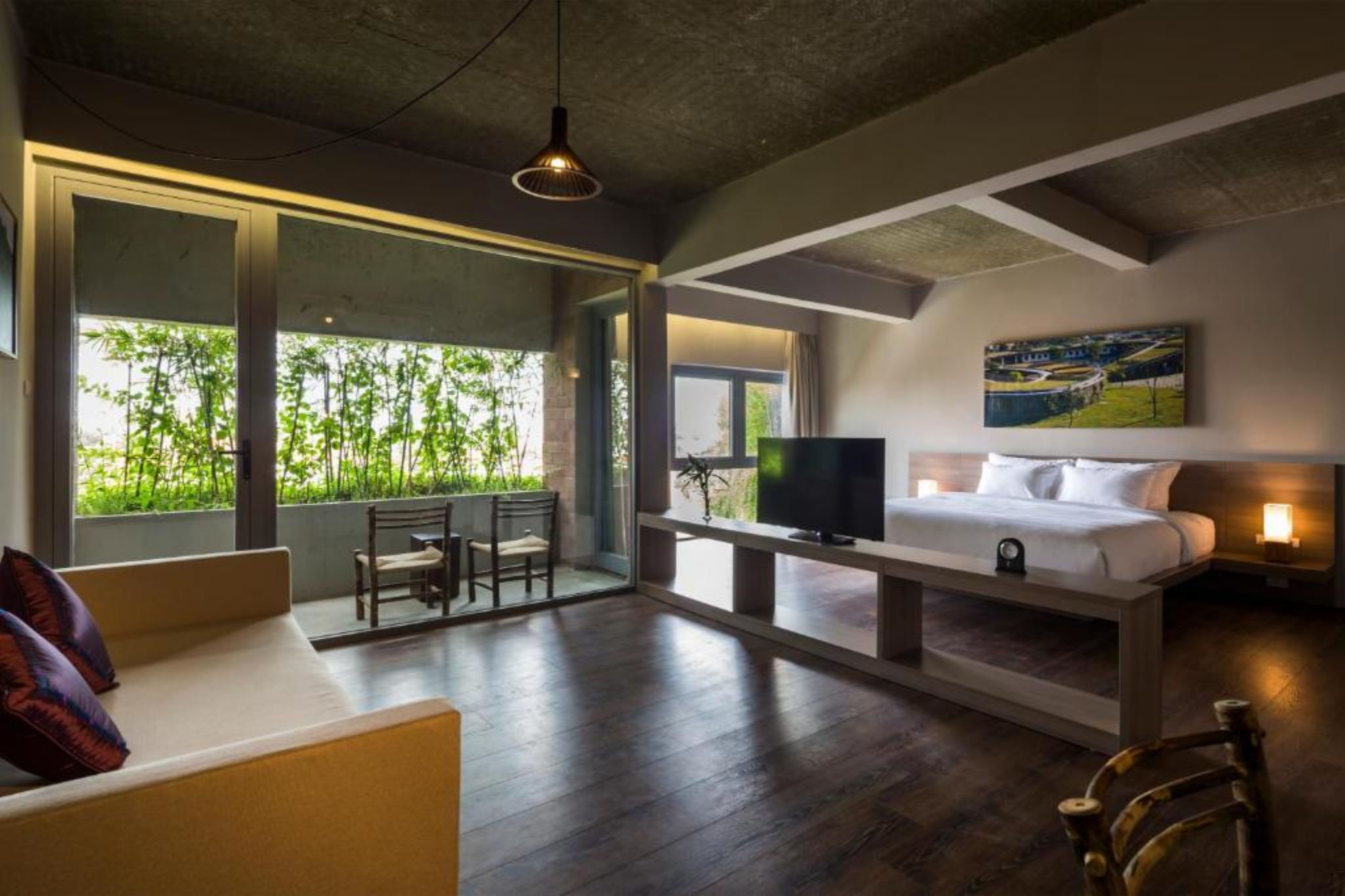 phòng suite gia đình có vườn riêng