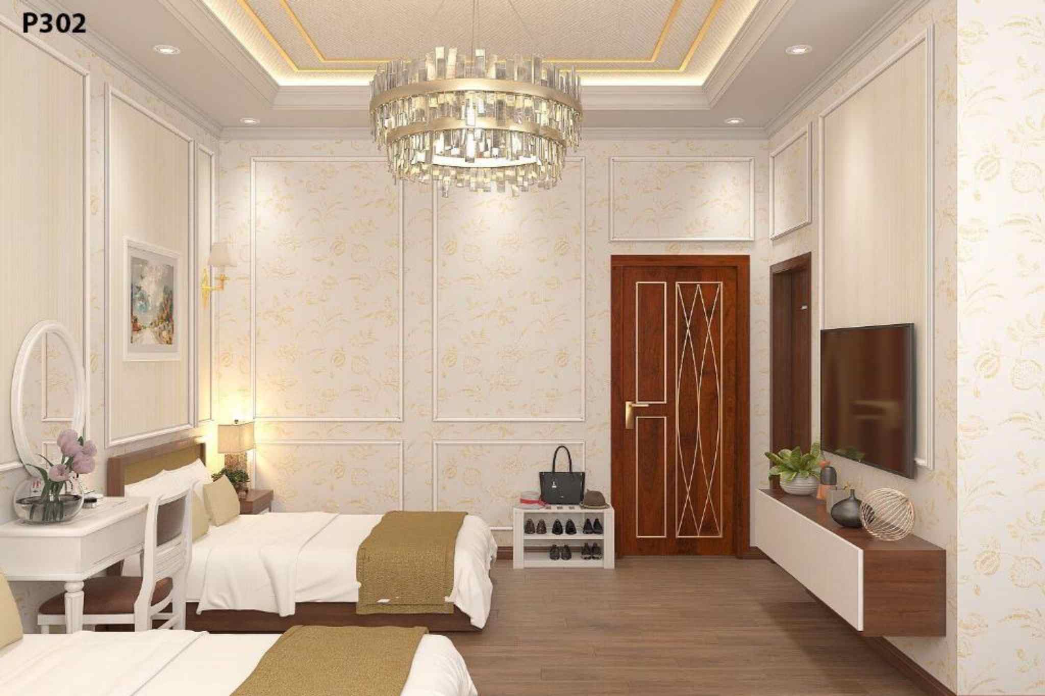 Phòng superior 2 giường đơn sang trọng tại khách sạn