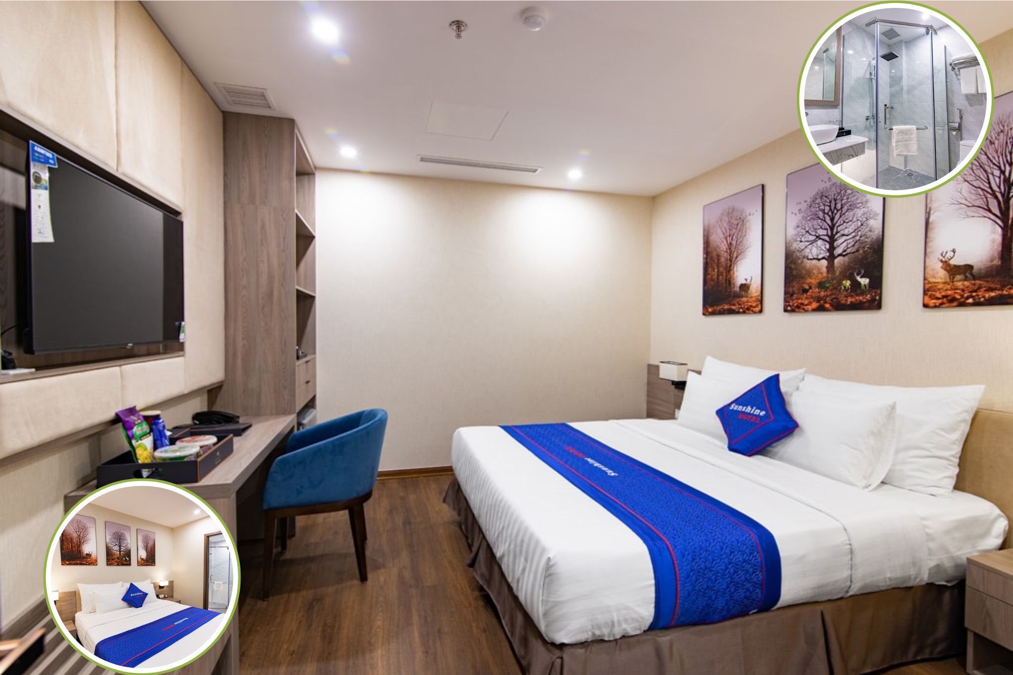 Đây là hạng phòng Superior với một giường lớn tại khách sạn Sunshine Hotel Móng Cái