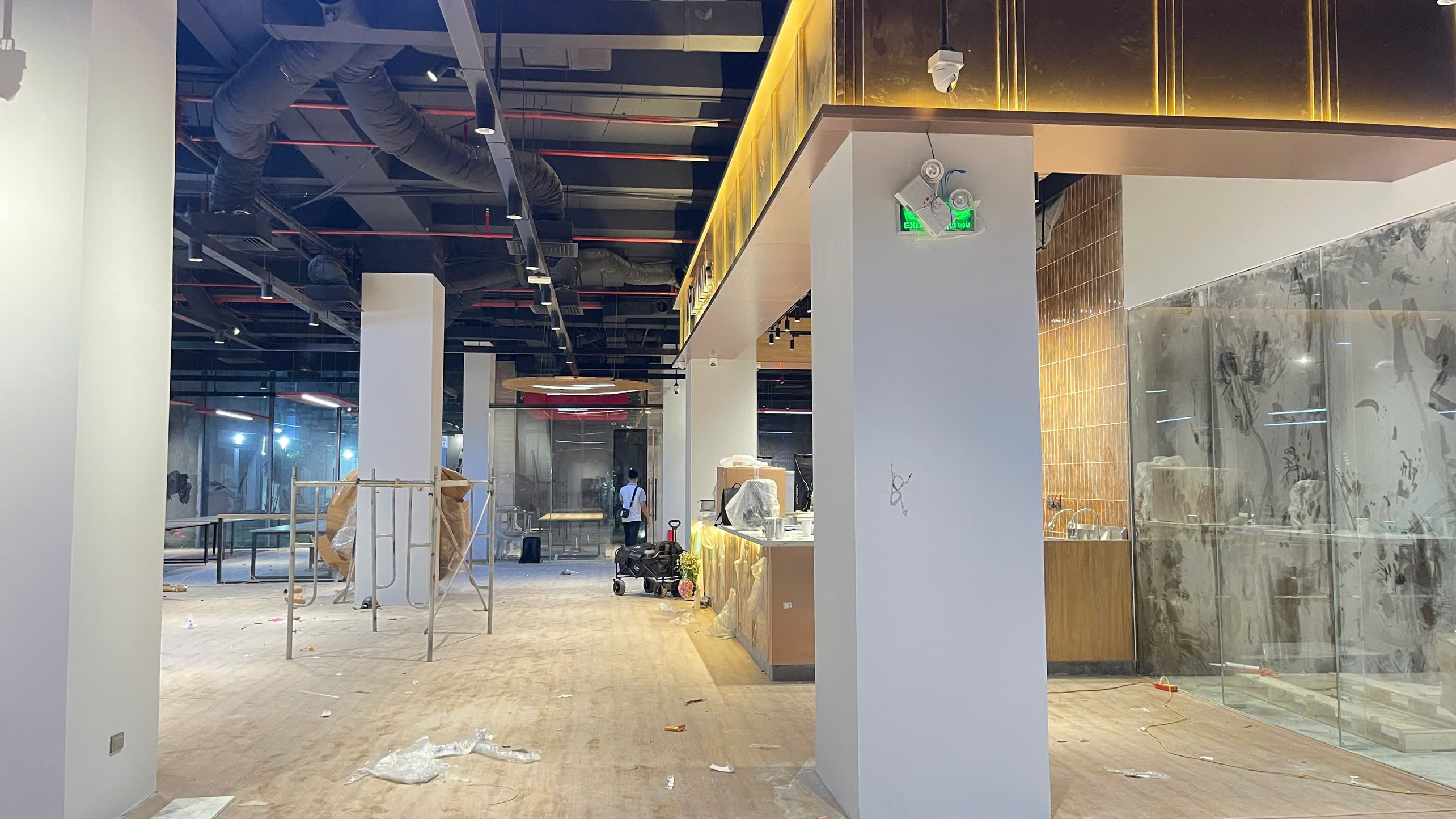 Thi công cafe coworking Flow Haus