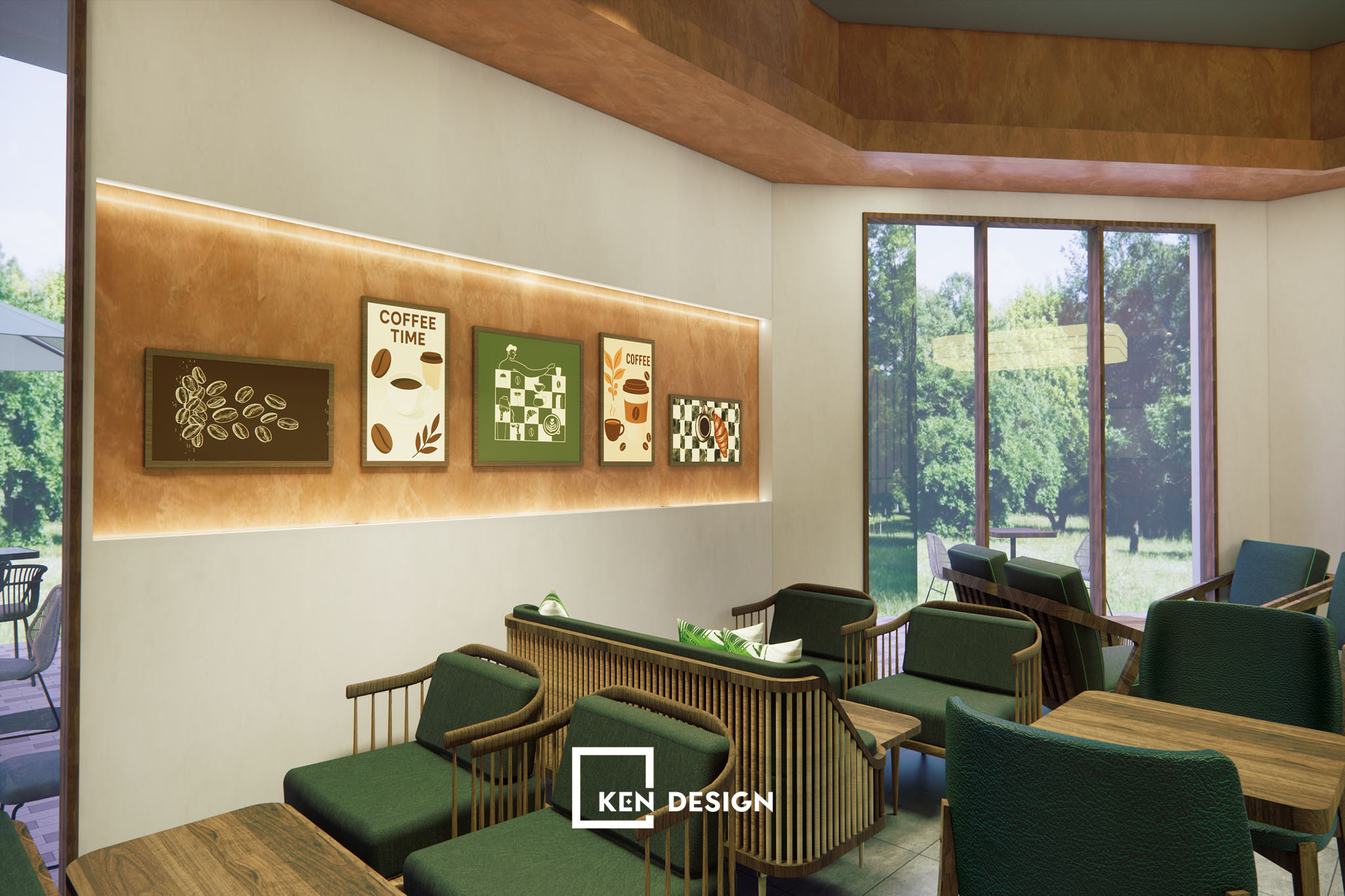 Diện tích mở quán cafe bất động sản bao nhiêu là đủ? 