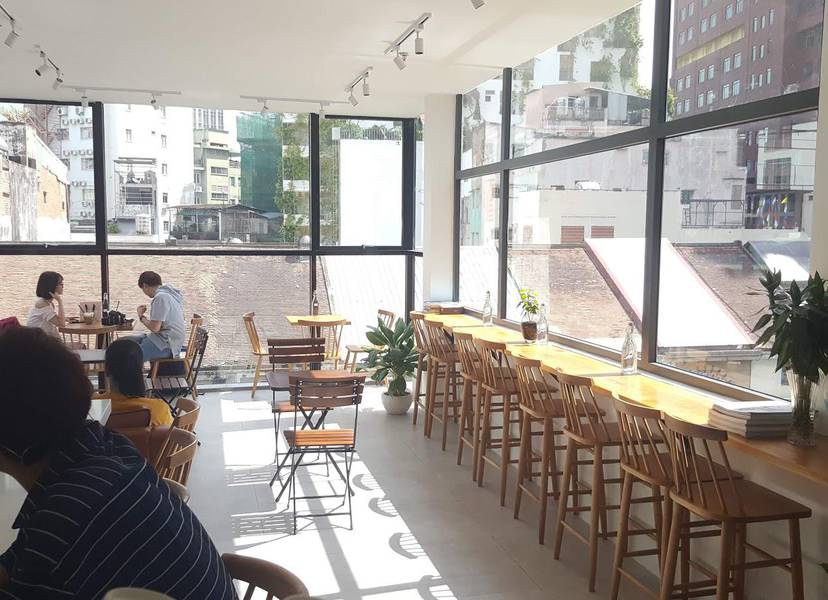 thiết kế quán cafe kiểu Hàn Quốc