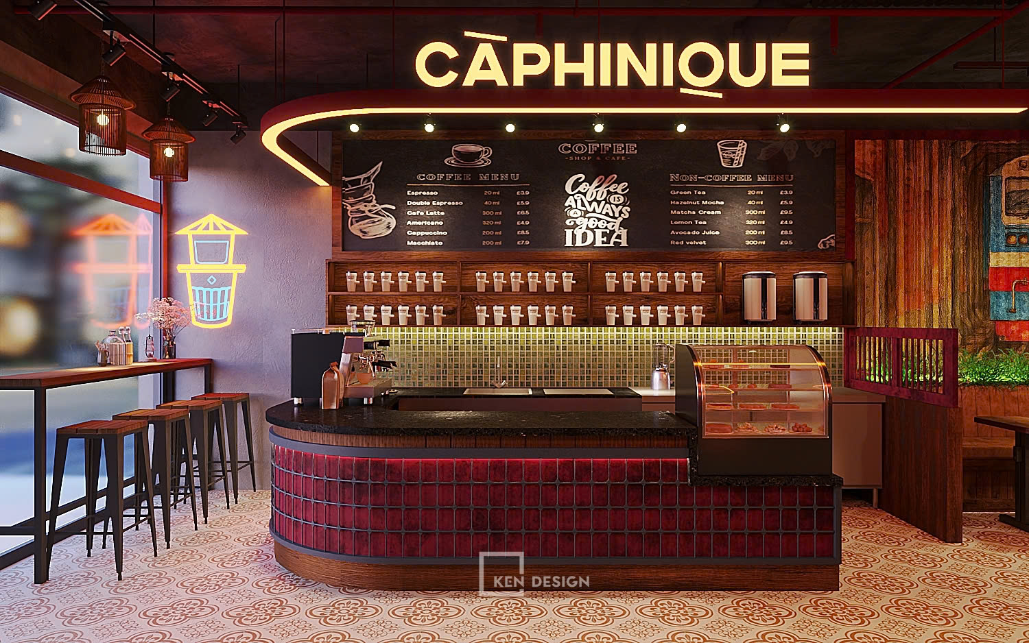 Phân biệt phong cách vintage và retro trong thiết kế quán cafe