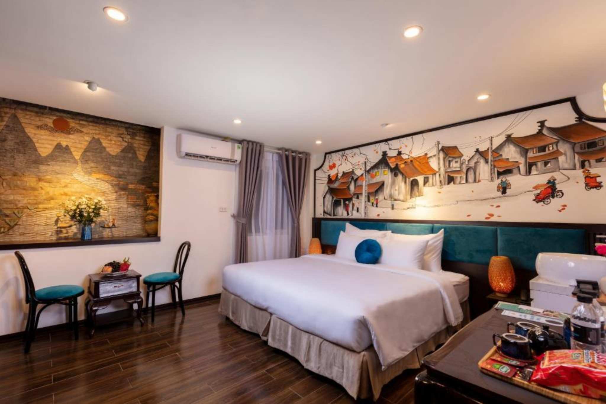 Phòng superior giường đôi tại Ha Noi Lullaby Hotel & Travel