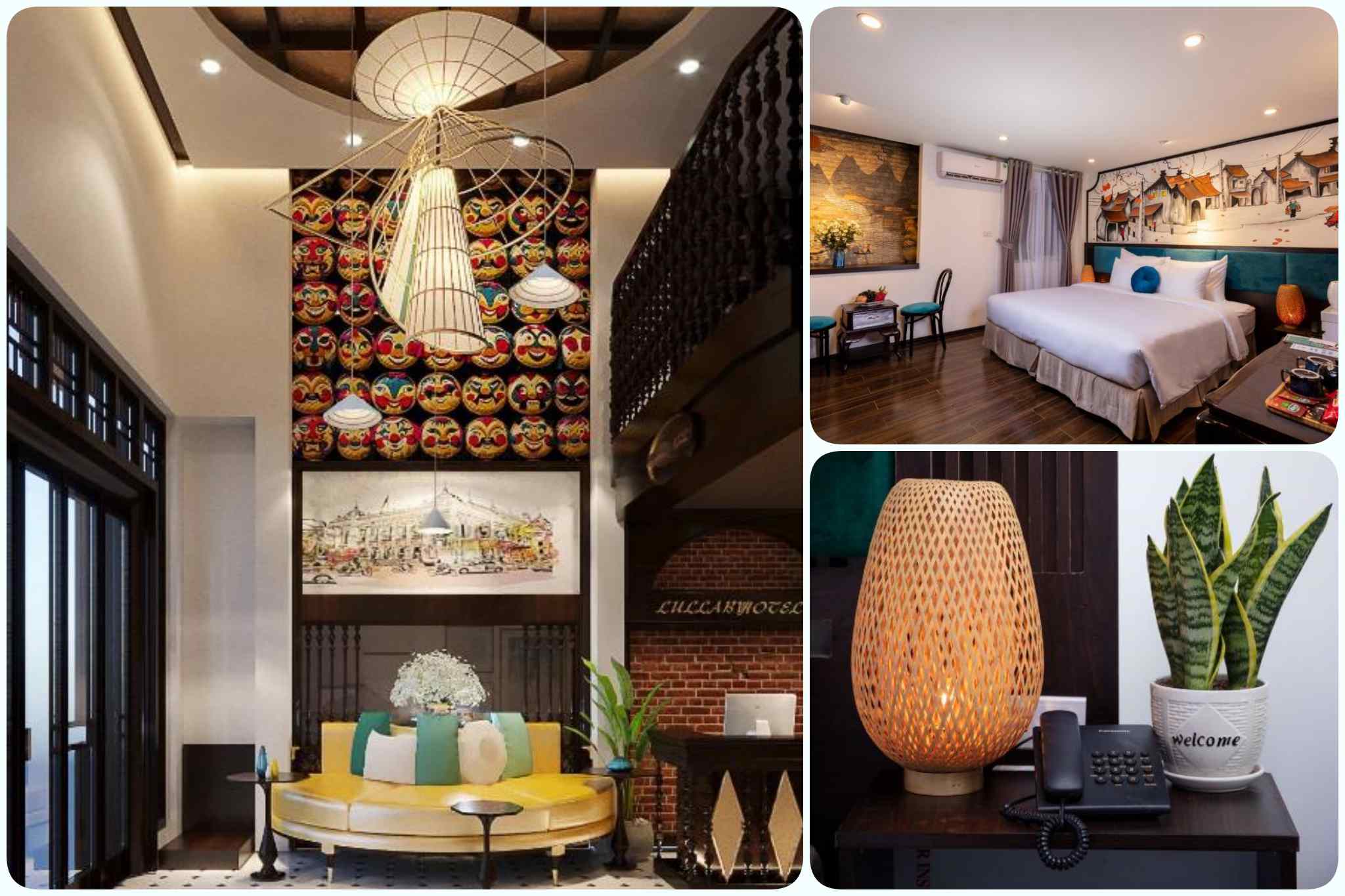 Thiết kế không gian sảnh tại Ha Noi Lullaby Hotel & Travel