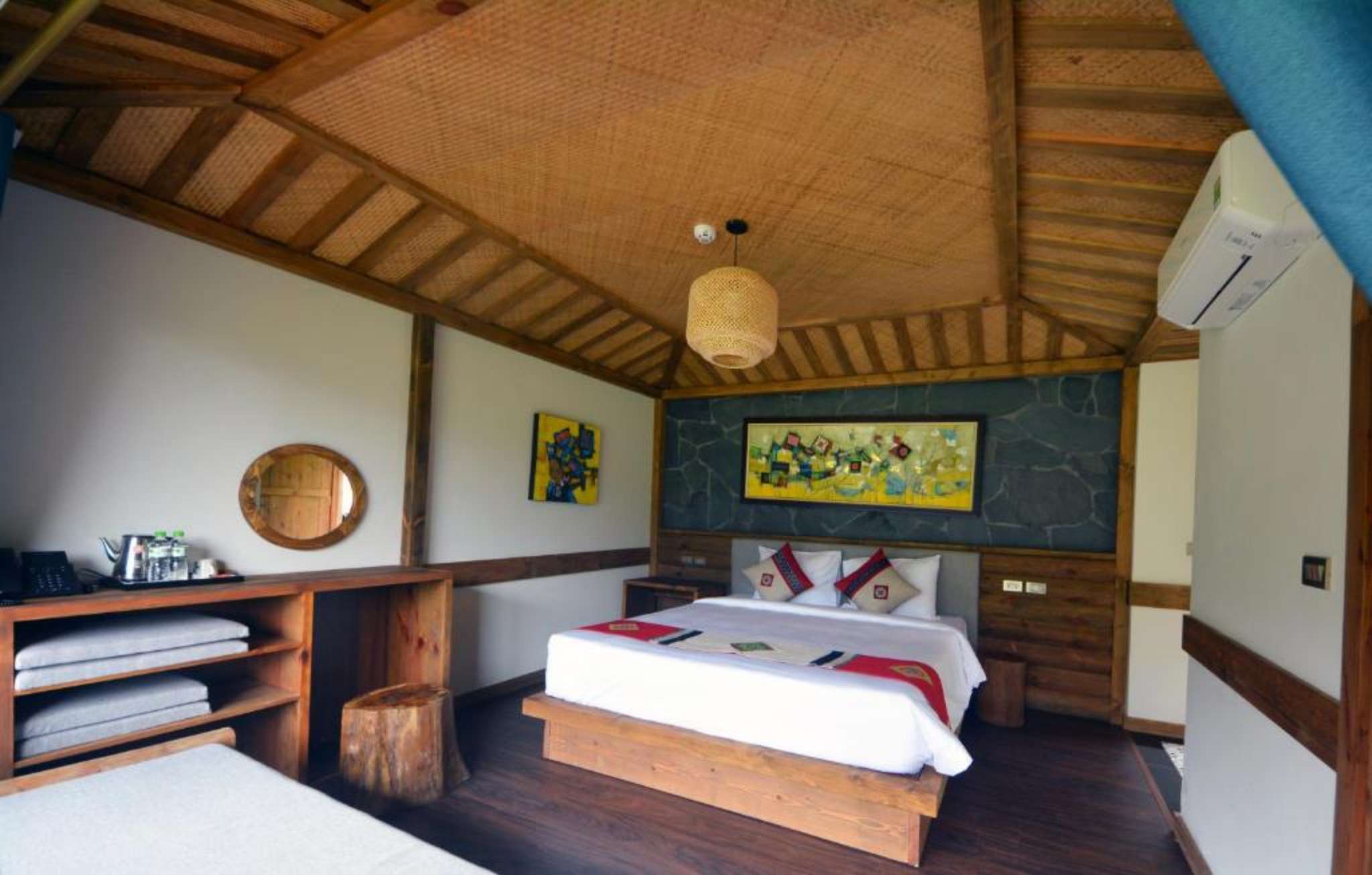 thiết kế không gian phòng tại Sin Chai Ecolodge