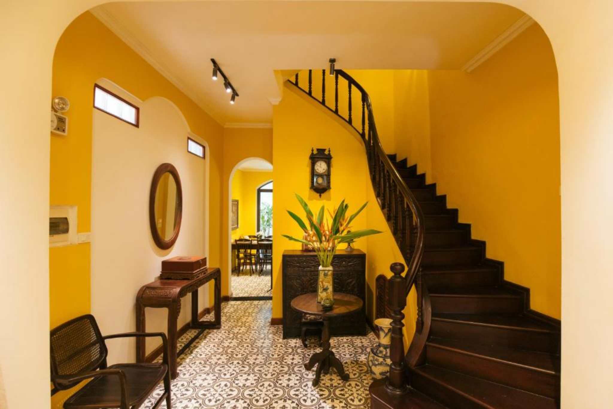 Không gian sảnh của Tonkin House Hà Nội