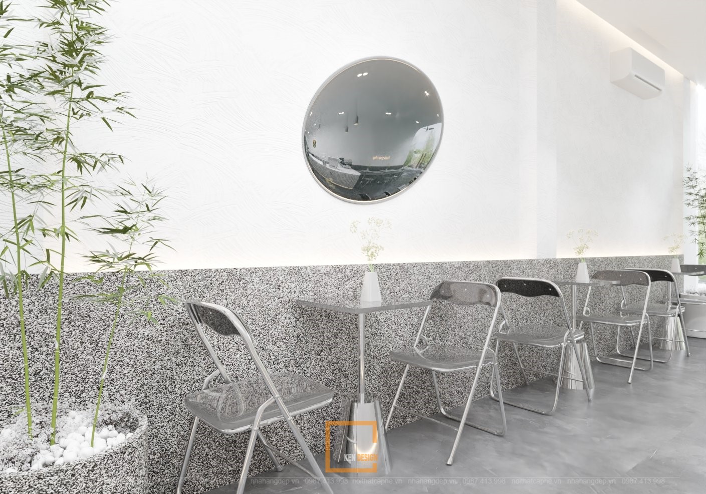 quán cafe phong cách minimalism