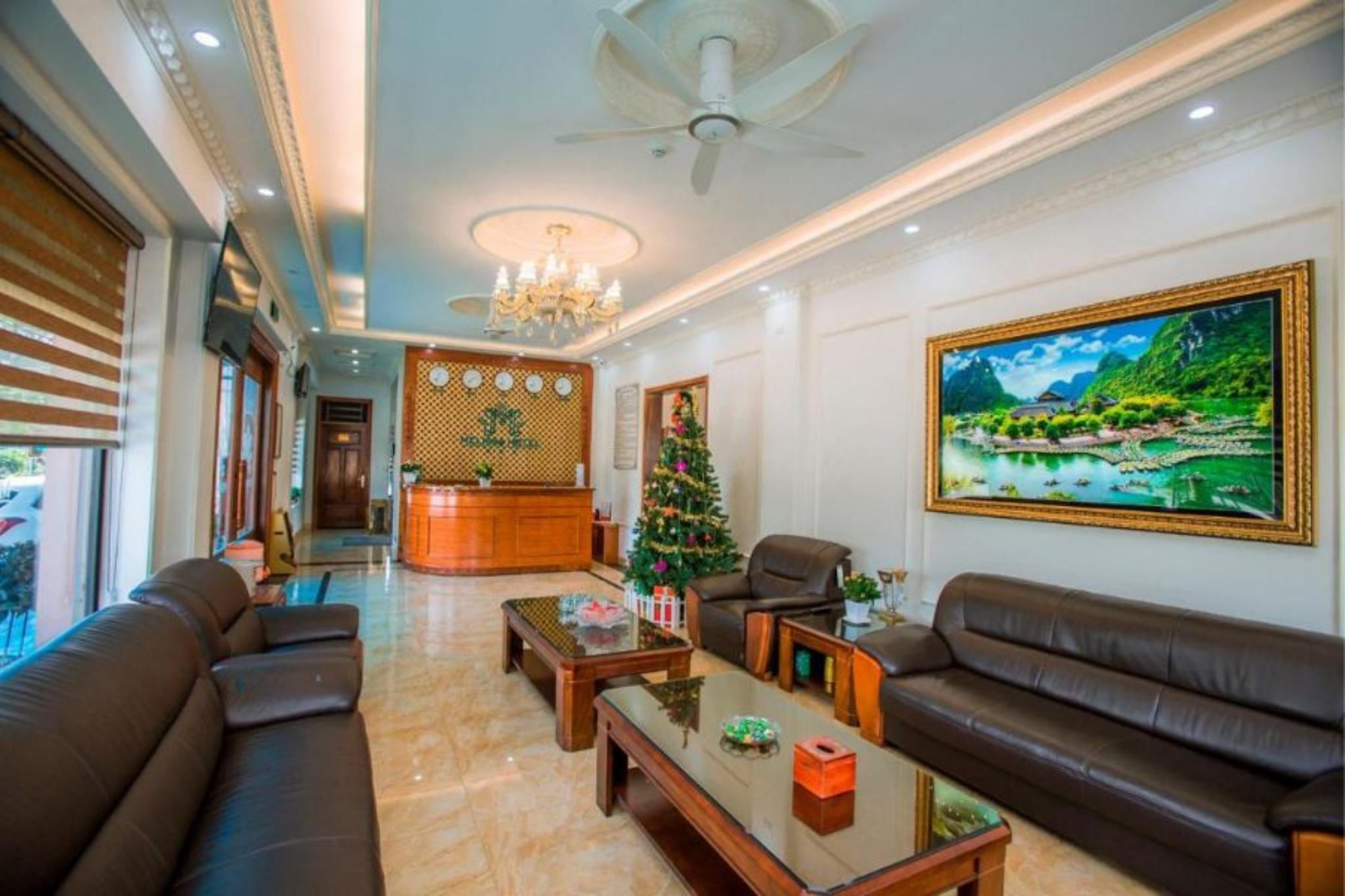 sảnh chính của Melissa Hotel Ninh Bình