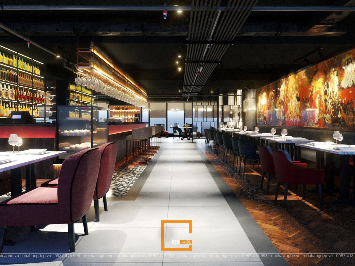 Tiêu chuẩn bố trí nội thất nhà hàng Châu Âu