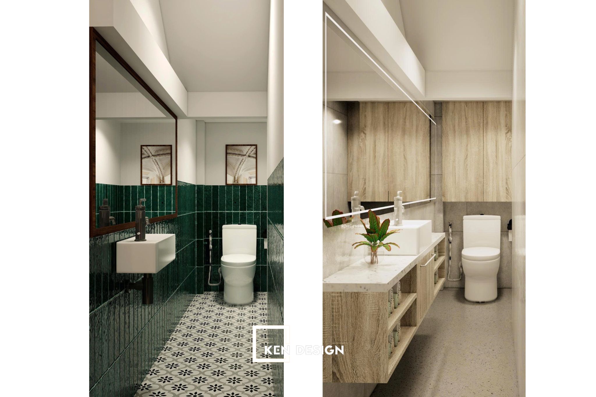 So sánh phong cách hiện đại và tân cổ điển