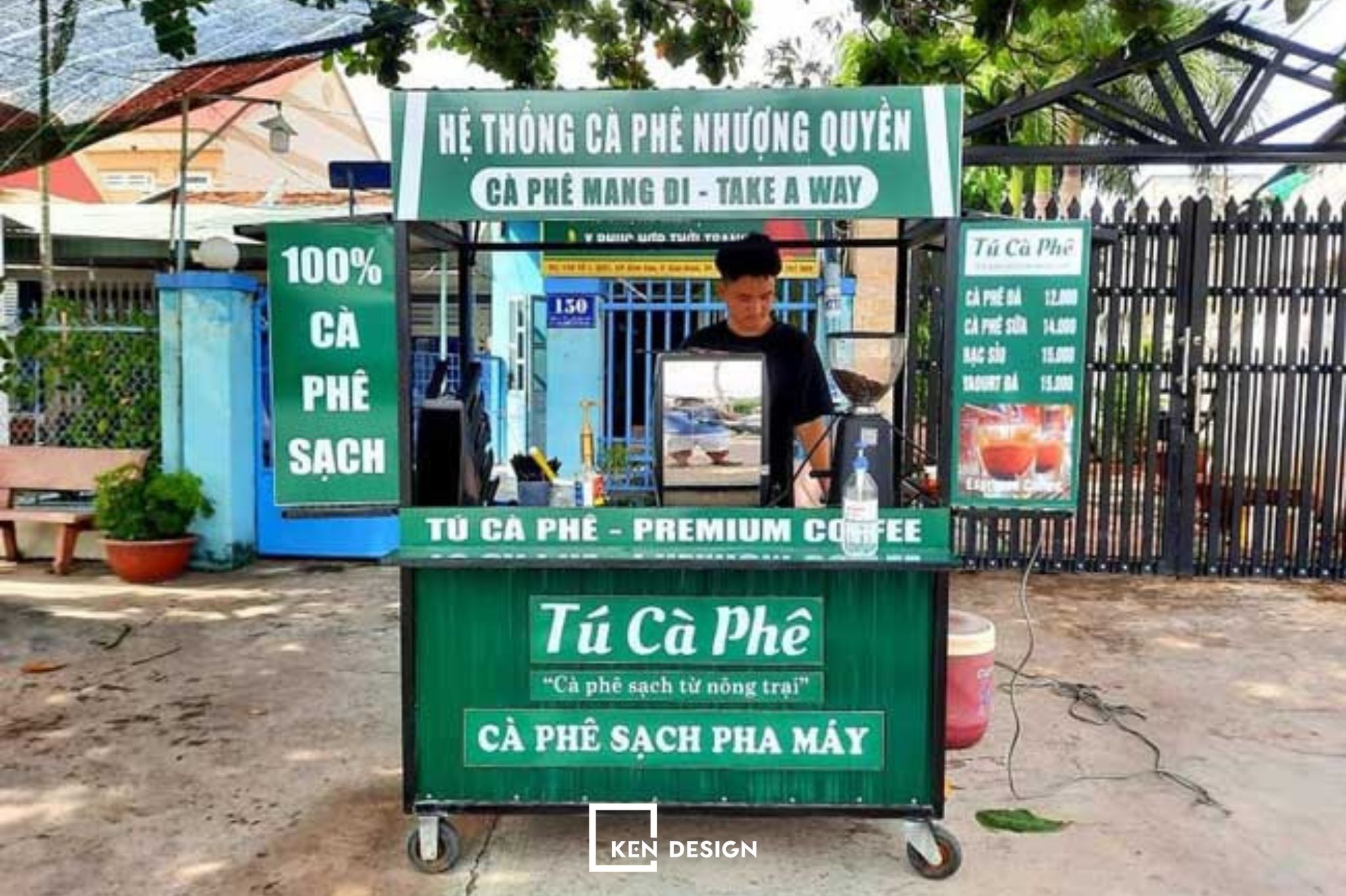 thách thức mở quán cafe take away