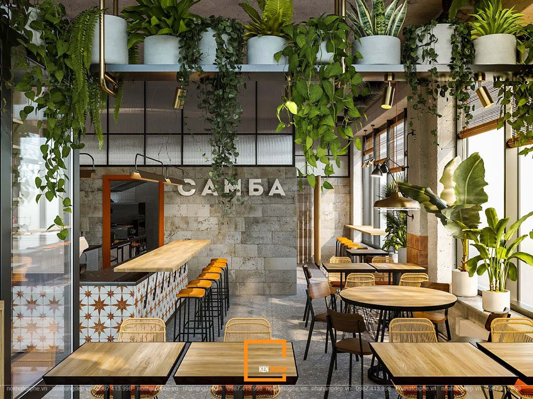 thiết kế quán cafe nhỏ đẹp giá rẻ 