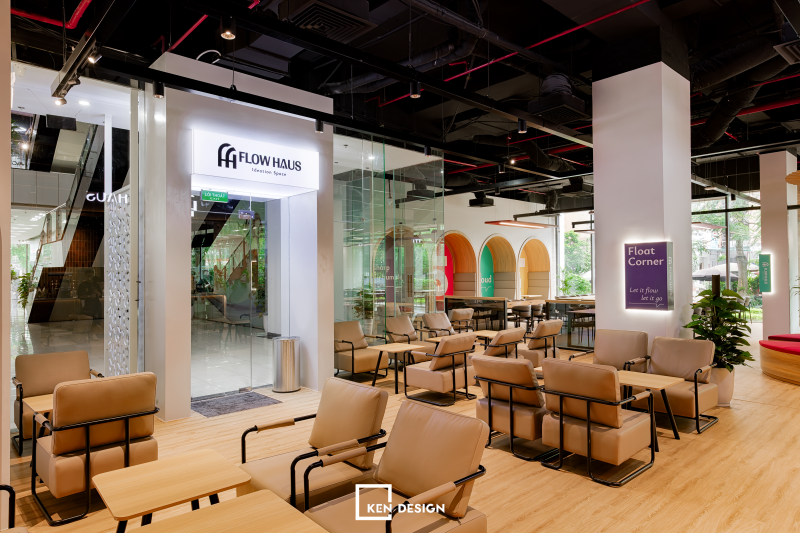 Thi công cafe coworking Flow Haus
