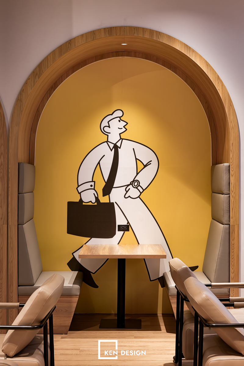 Thi công cafe coworking Flow Haus