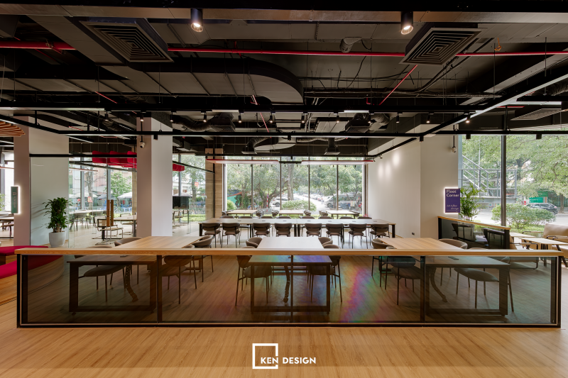 Thi công cafe coworking Flow Haus