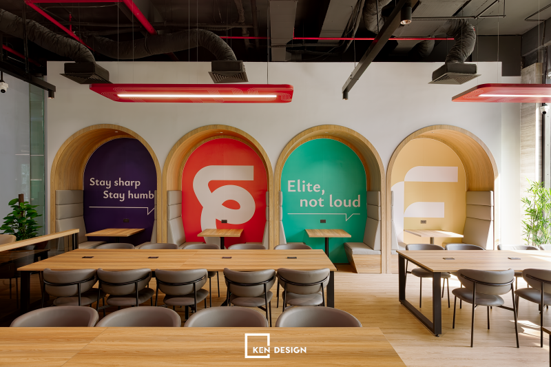 Thi công cafe coworking Flow Haus