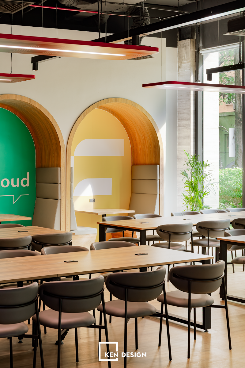 Thi công cafe coworking Flow Haus