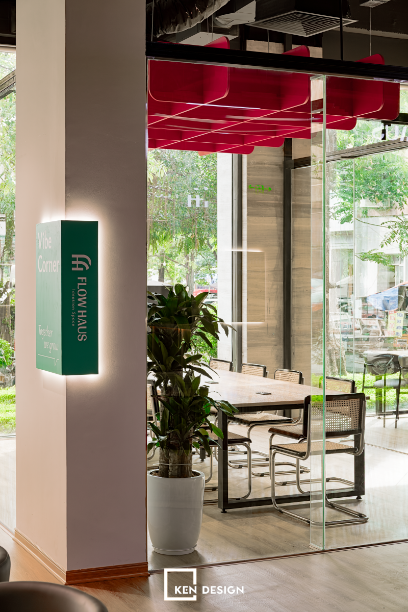 Thi công cafe coworking Flow Haus