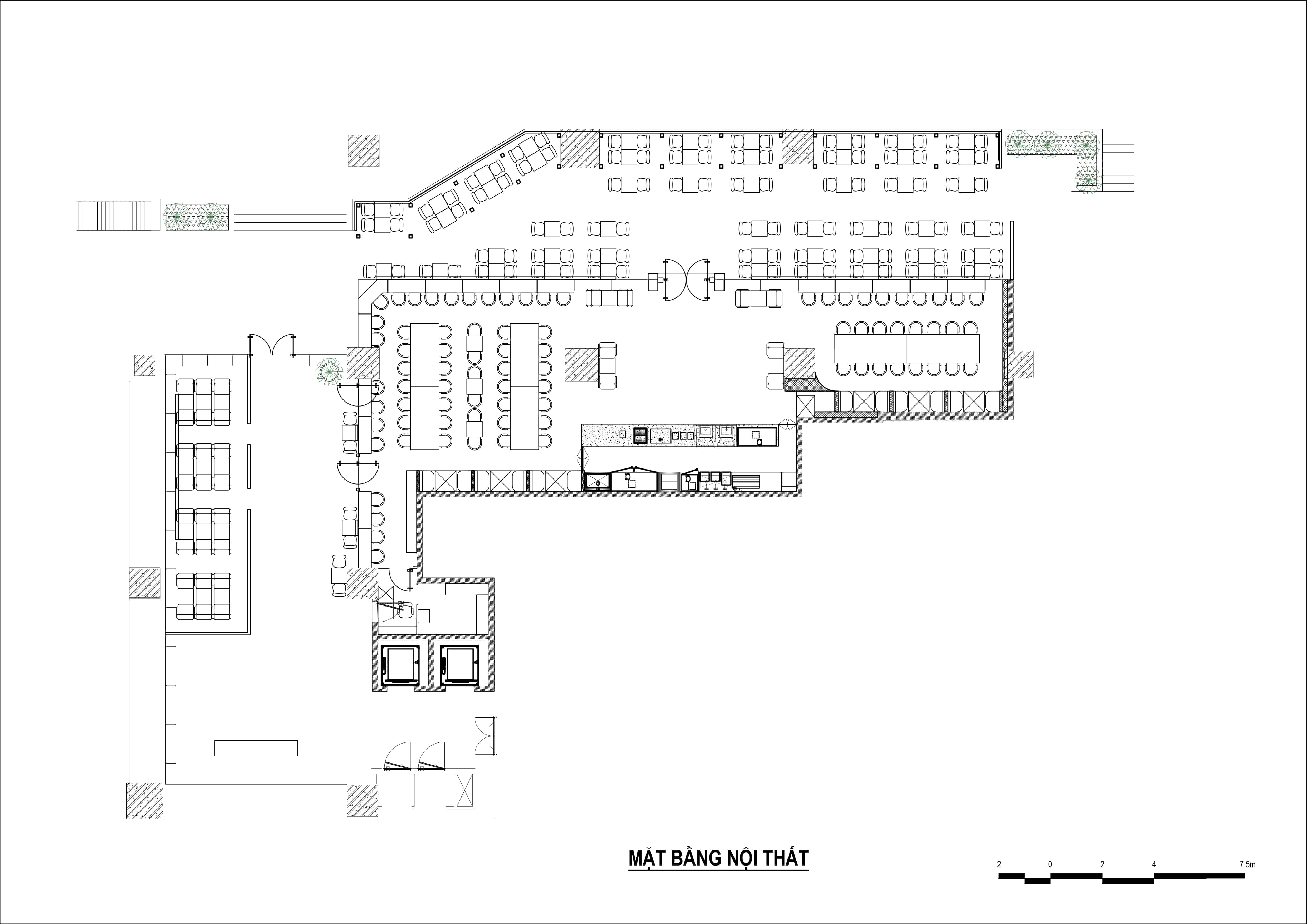 Thi công hoàn thiện cafe coworking Flow Haus Mễ Trì