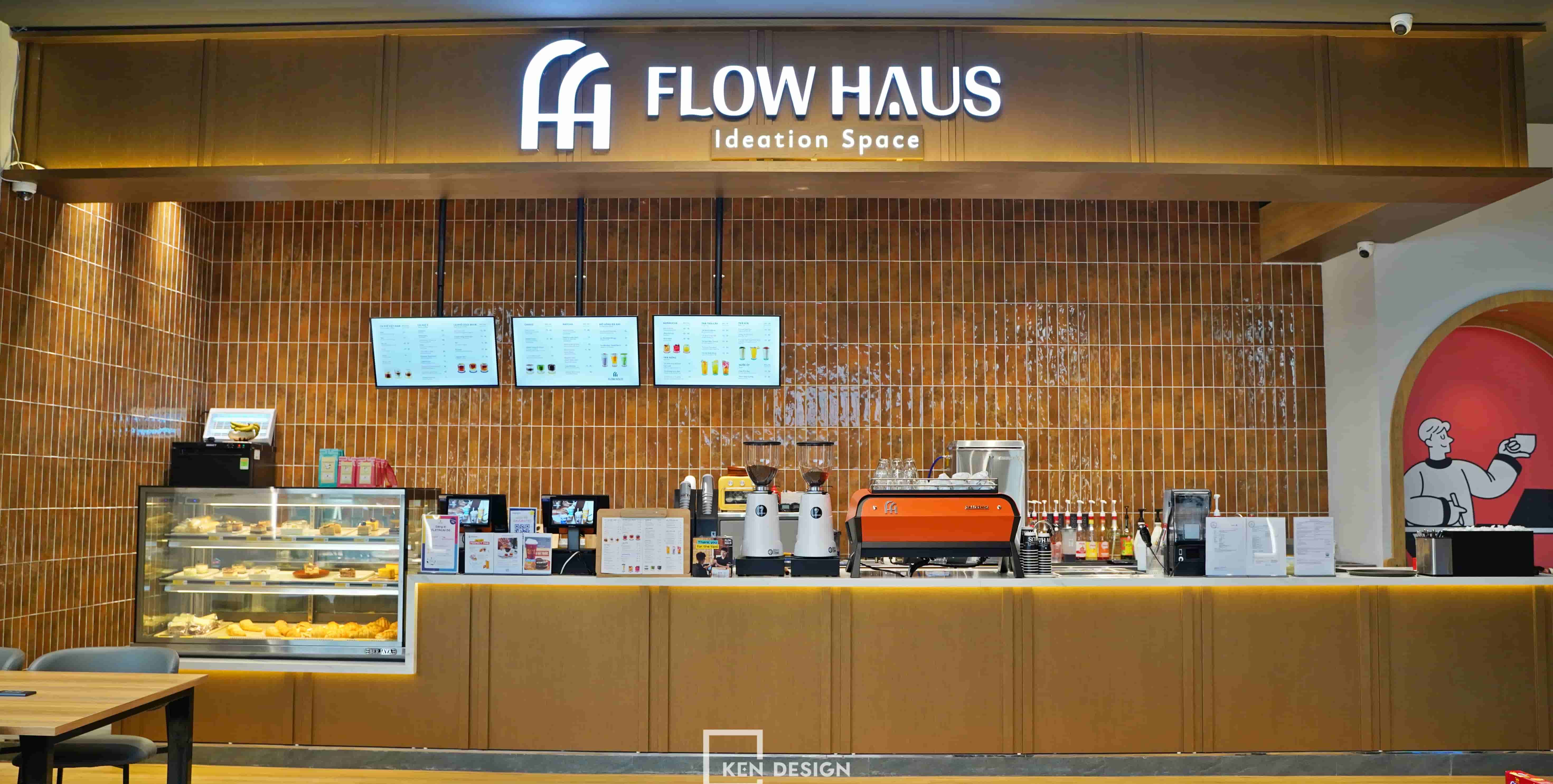 Thi công hoàn thiện cafe coworking Flow Haus Mễ Trì 