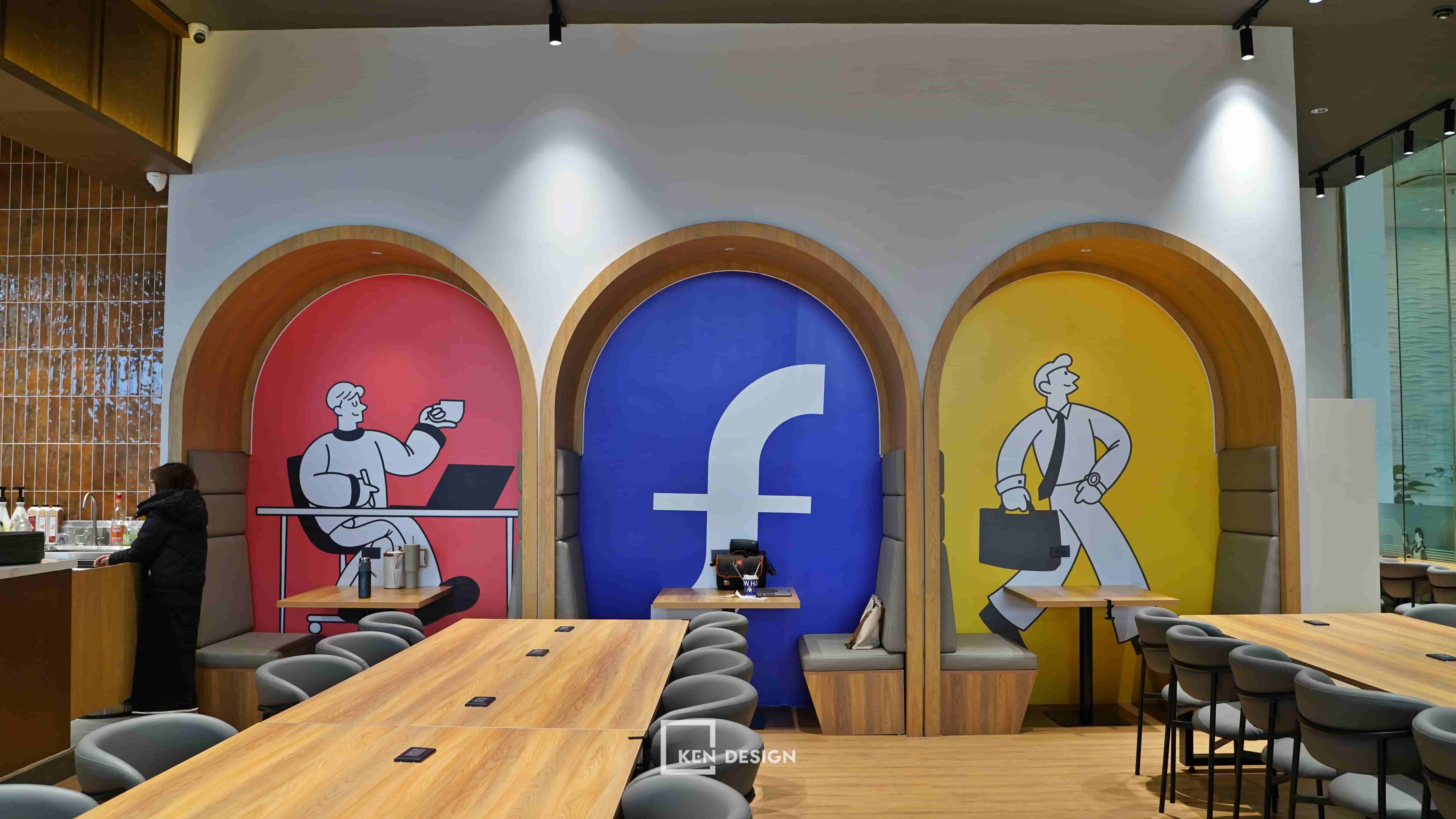 Thi công hoàn thiện cafe coworking Flow Haus Mễ Trì 