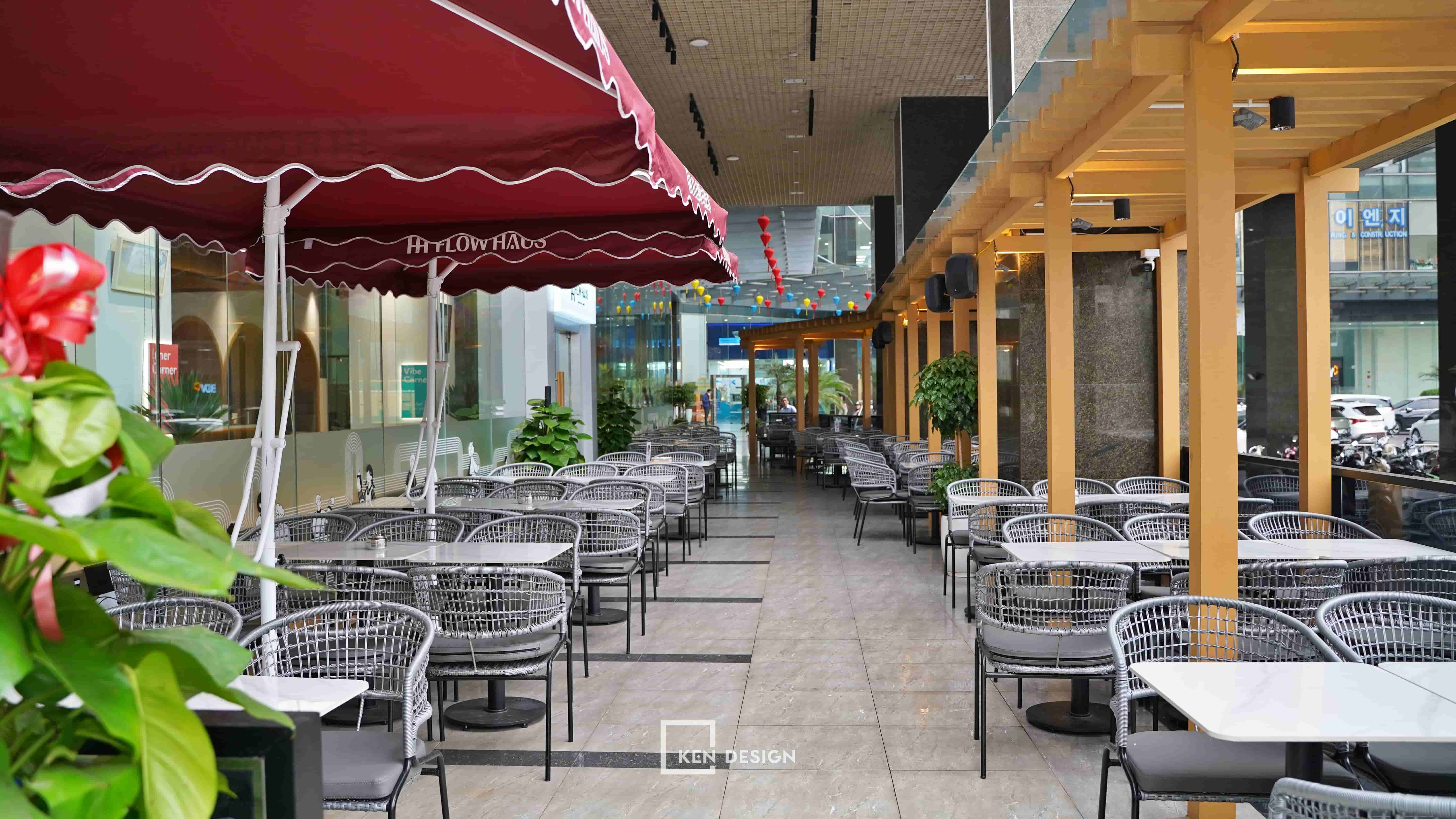 Thi công hoàn thiện cafe coworking Flow Haus Mễ Trì 